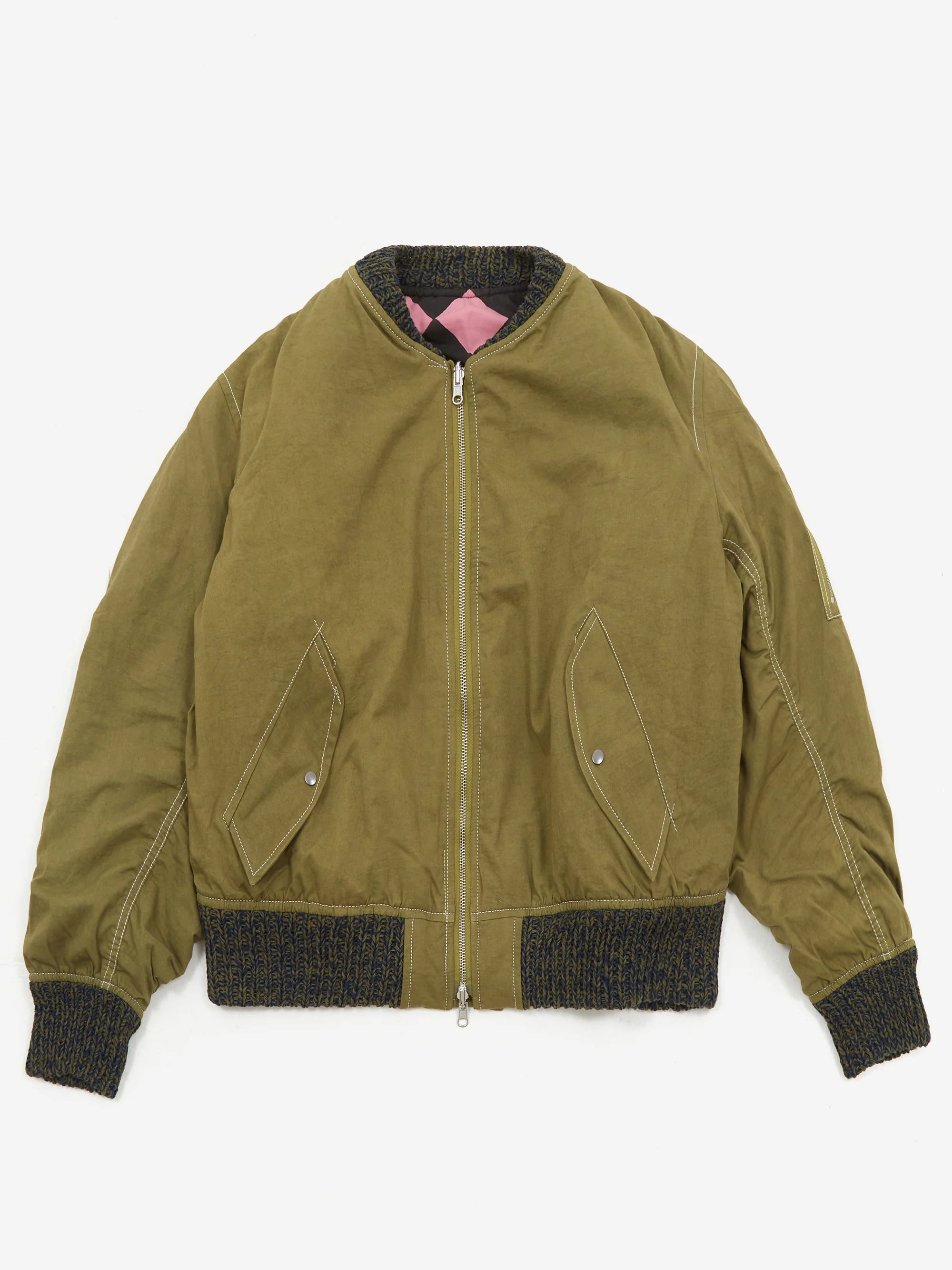 Story mfg. Seed Bomber W - Olive Wonky-Wear - Image 8