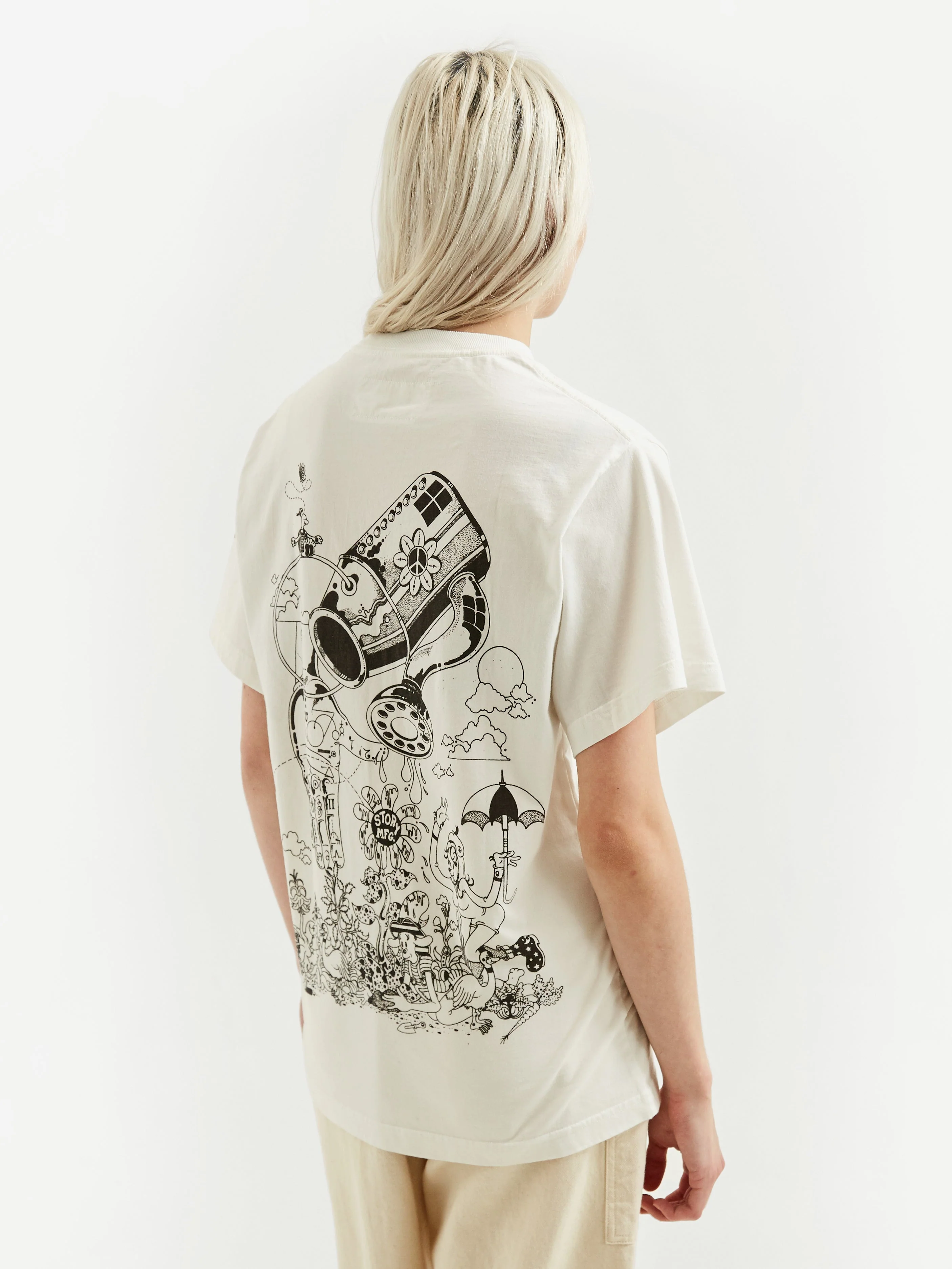 Story MFG Short Sleeve Grateful T-Shirt W - Garden - Image 3