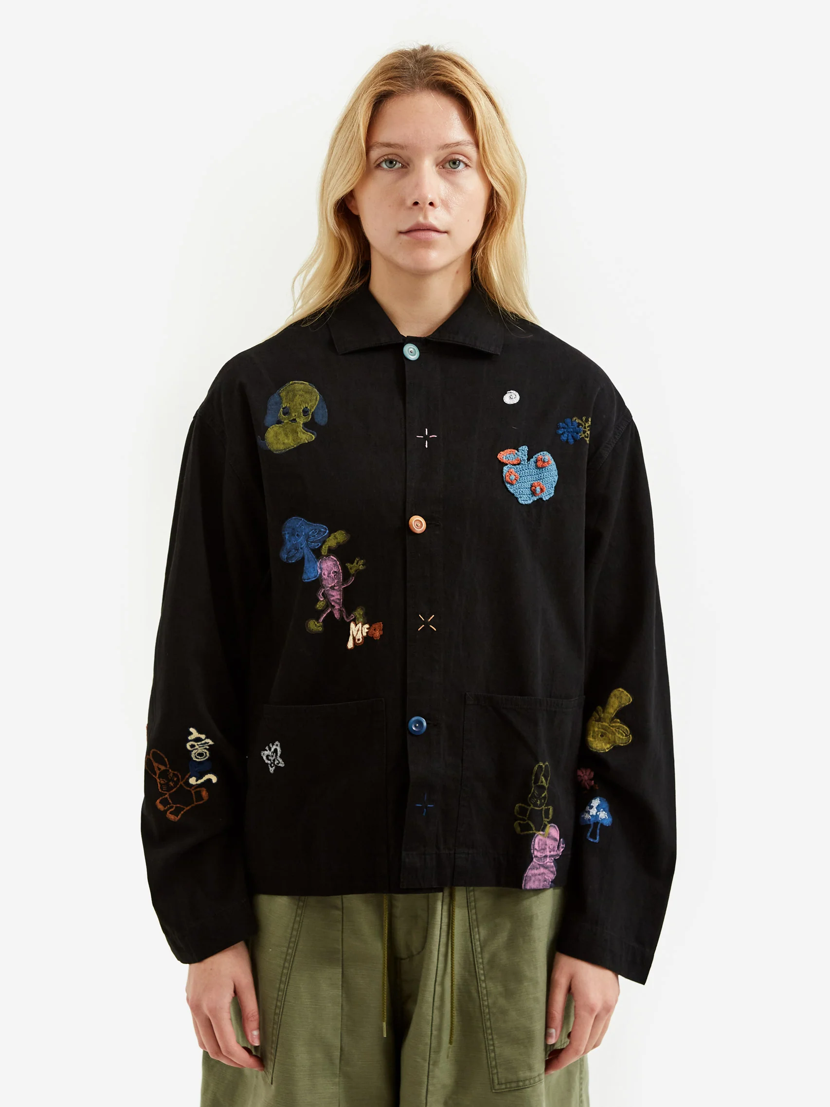 Story MFG SOT Jacket W - Washed Black Scorpio Trip - Image 4