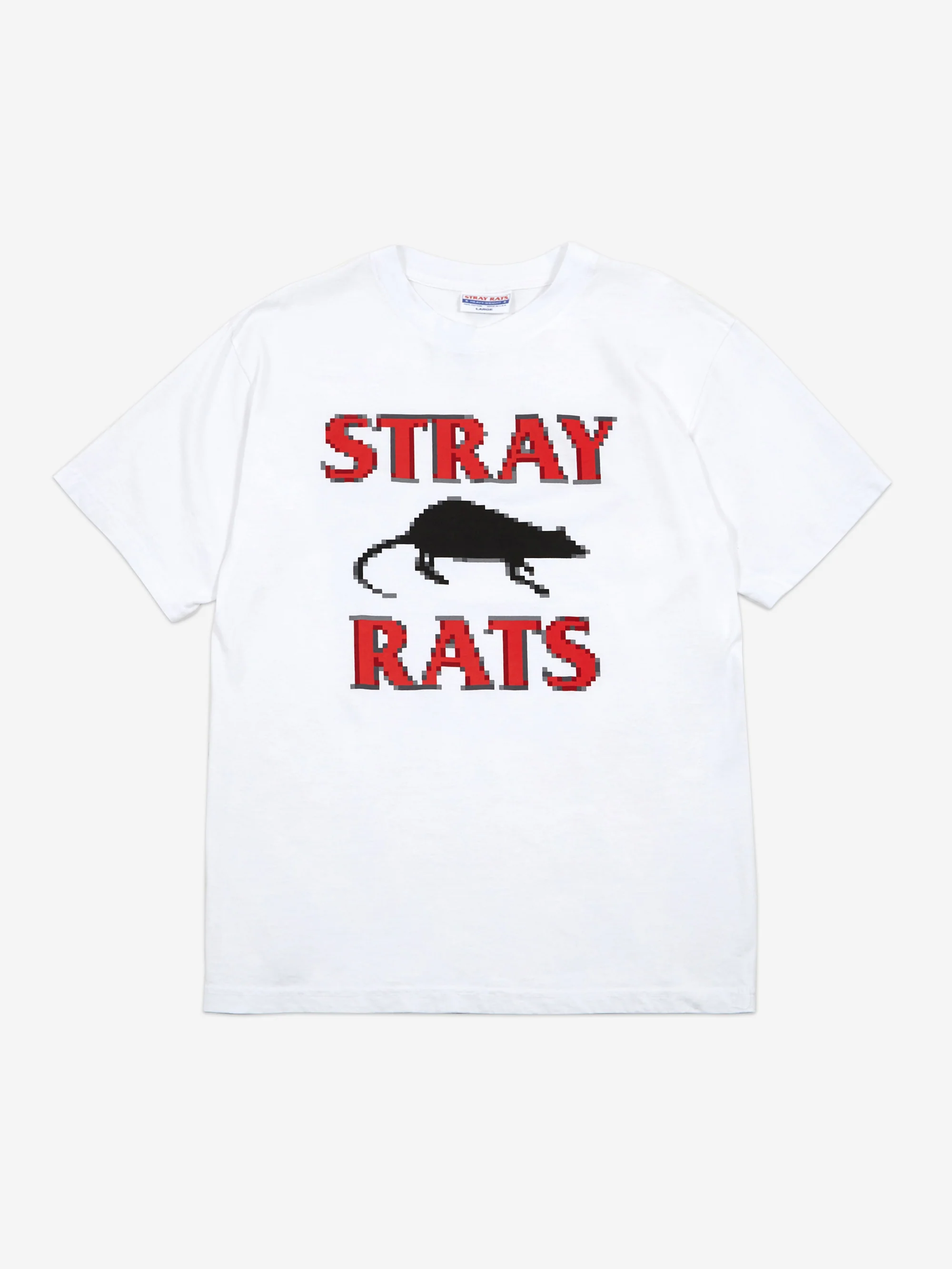 Stray Rats Pixel Roedenticide T-Shirt - White