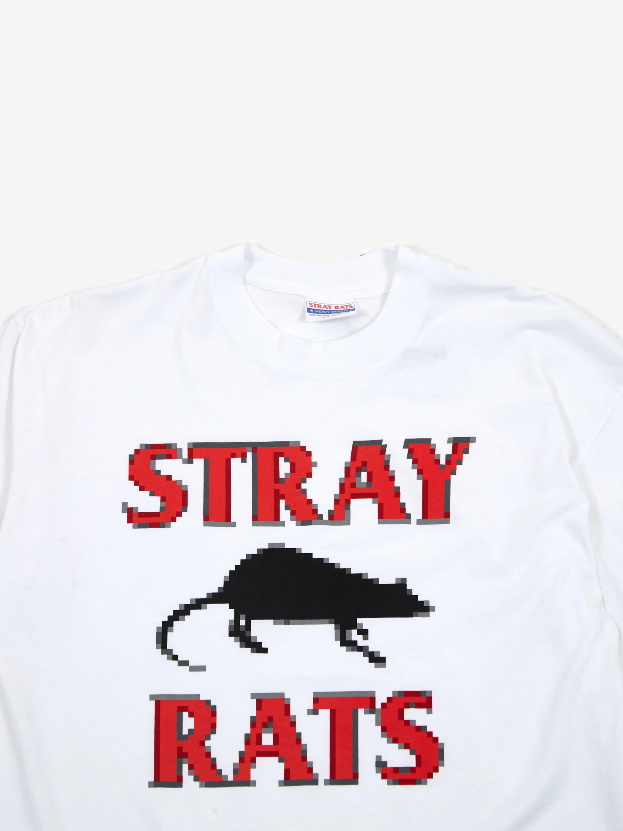 Stray Rats Pixel Roedenticide T-Shirt - White - Image 3