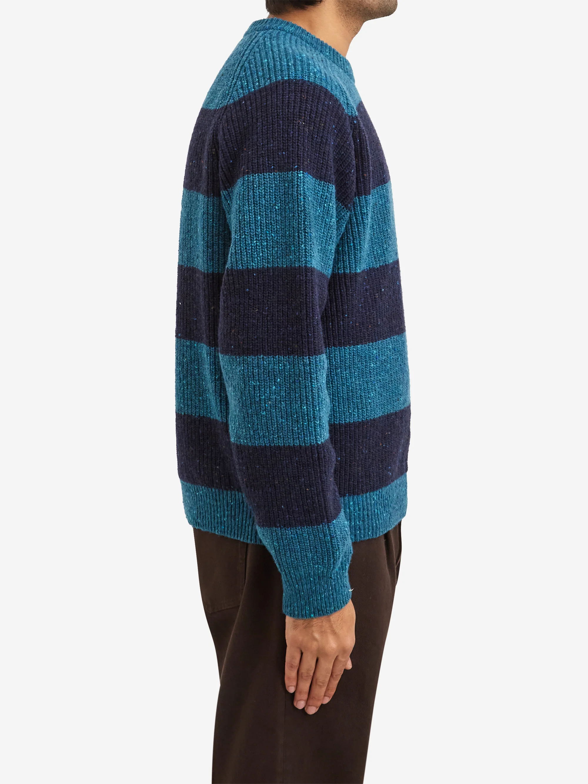 Noah Striped Donegal Sweater - Beltra / Sheridan - Image 5
