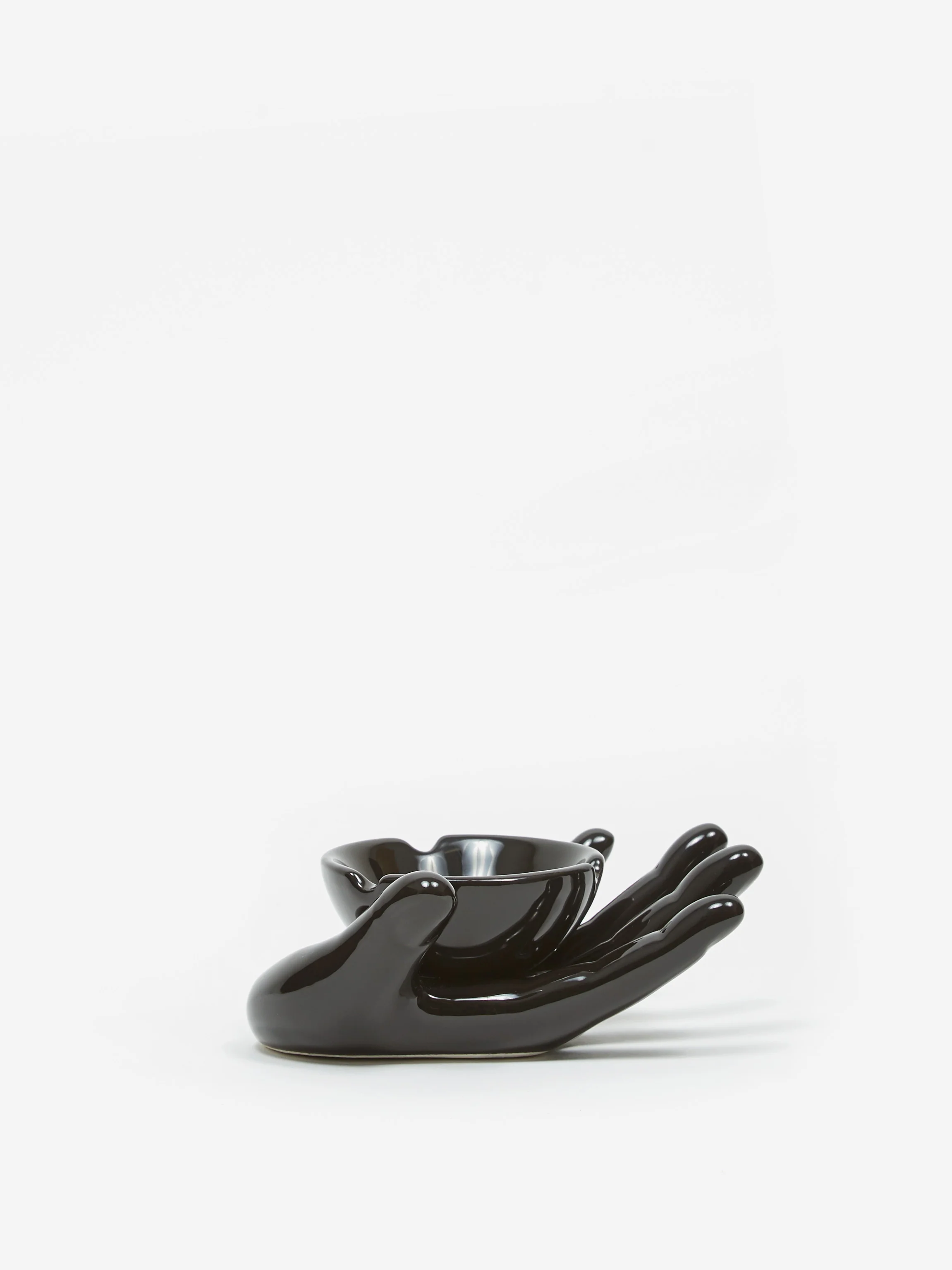 Studio A-OK Hand Ashtray - Black - Image 3