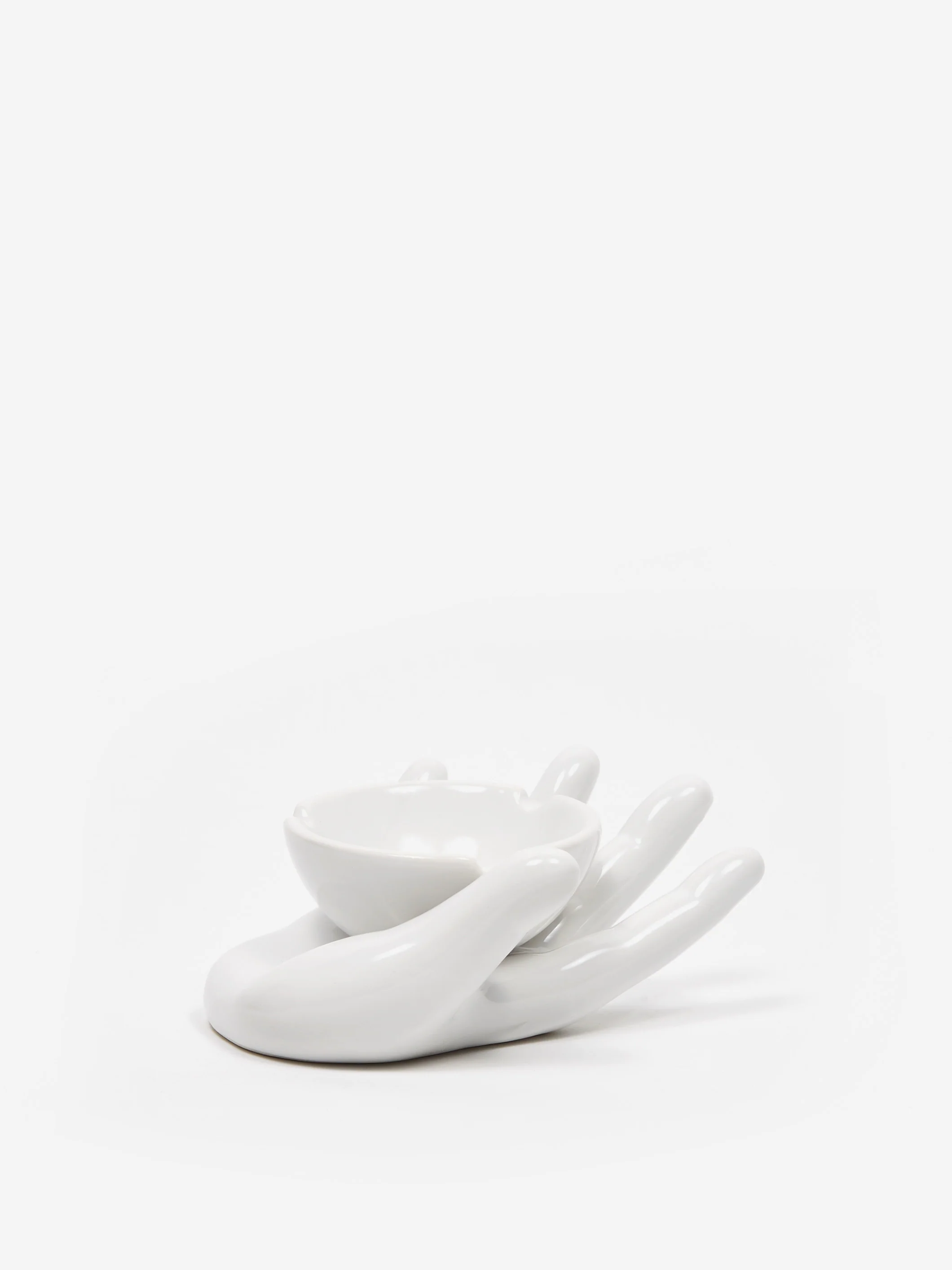 Studio A-OK Hand Ashtray - White