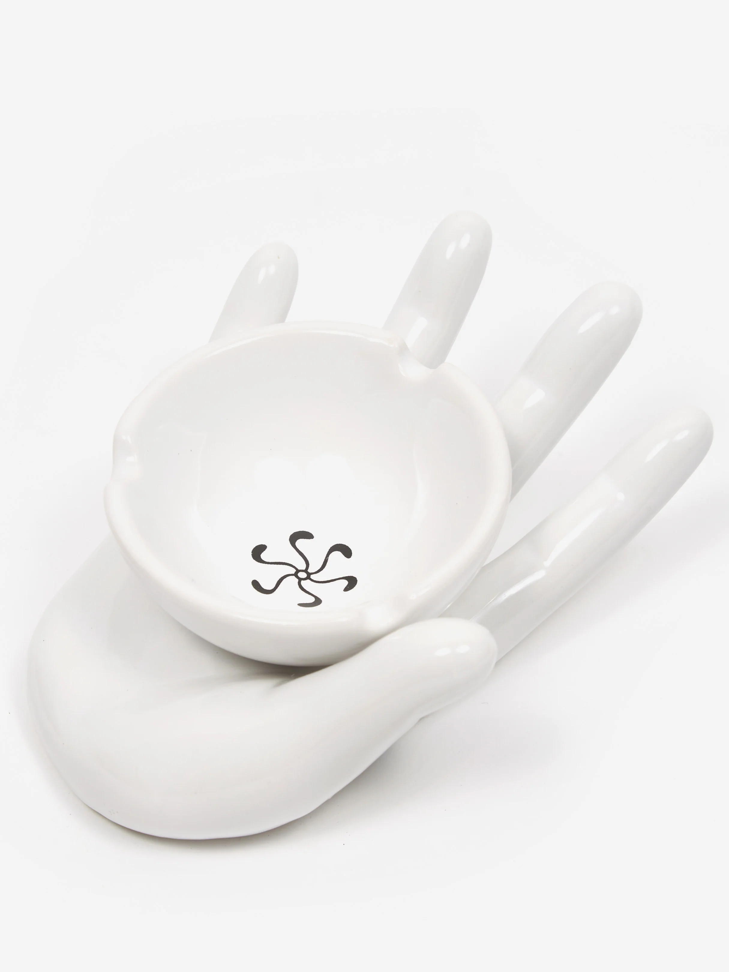 Studio A-OK Hand Ashtray - White - Image 3