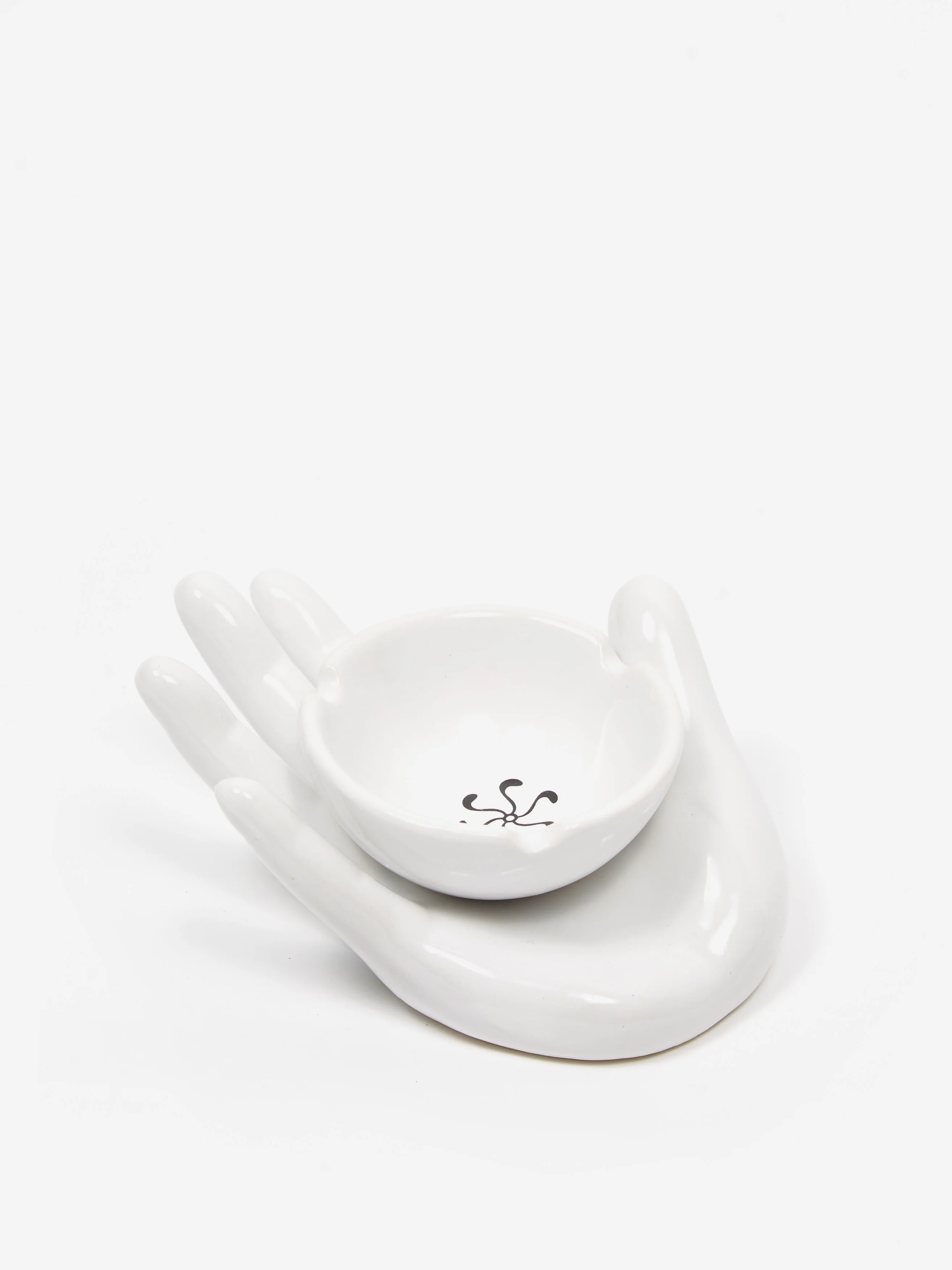 Studio A-OK Hand Ashtray - White - Image 4