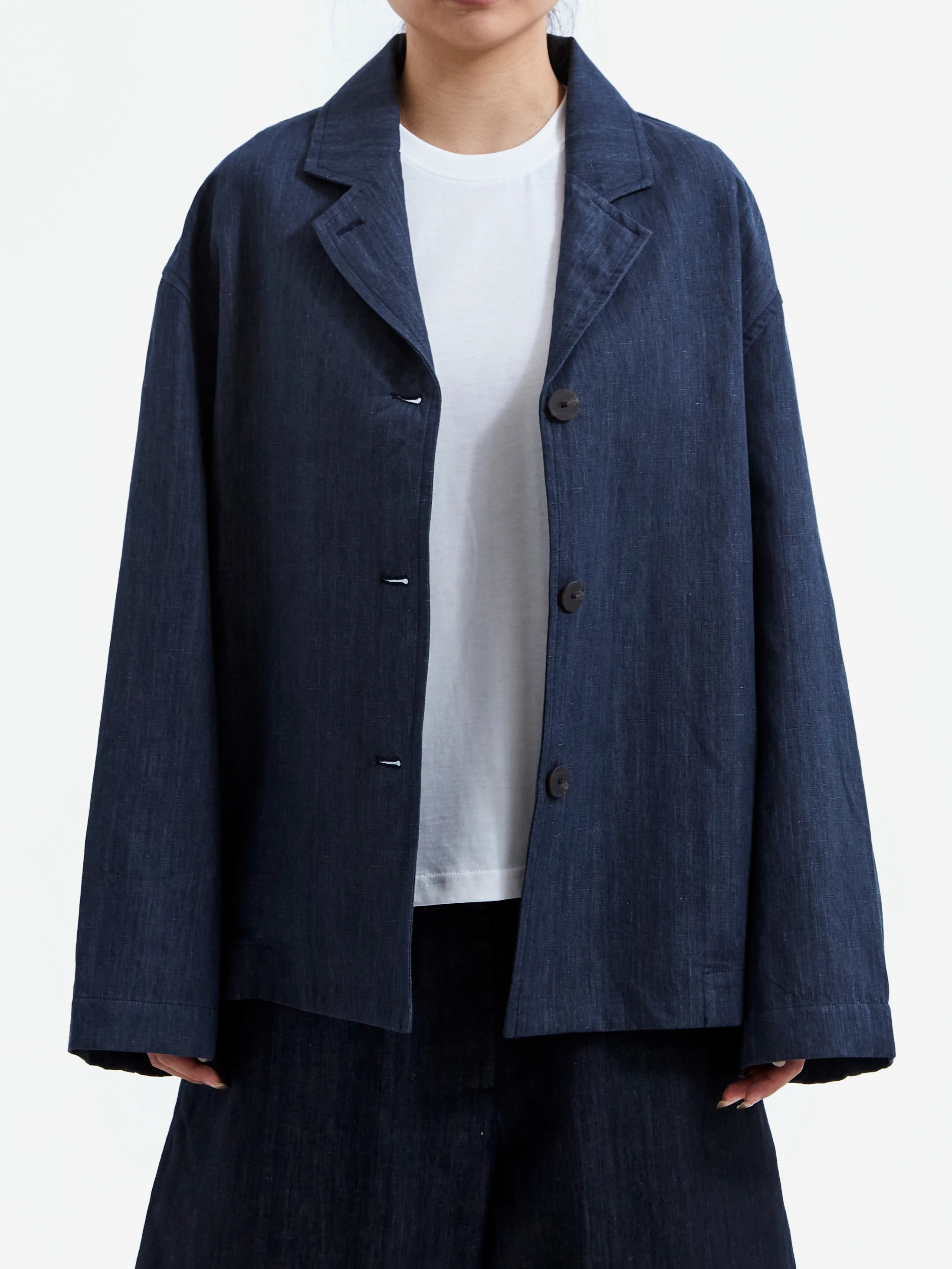 Studio Nicholson Rick Boxy Jacket - Indigo - Image 2