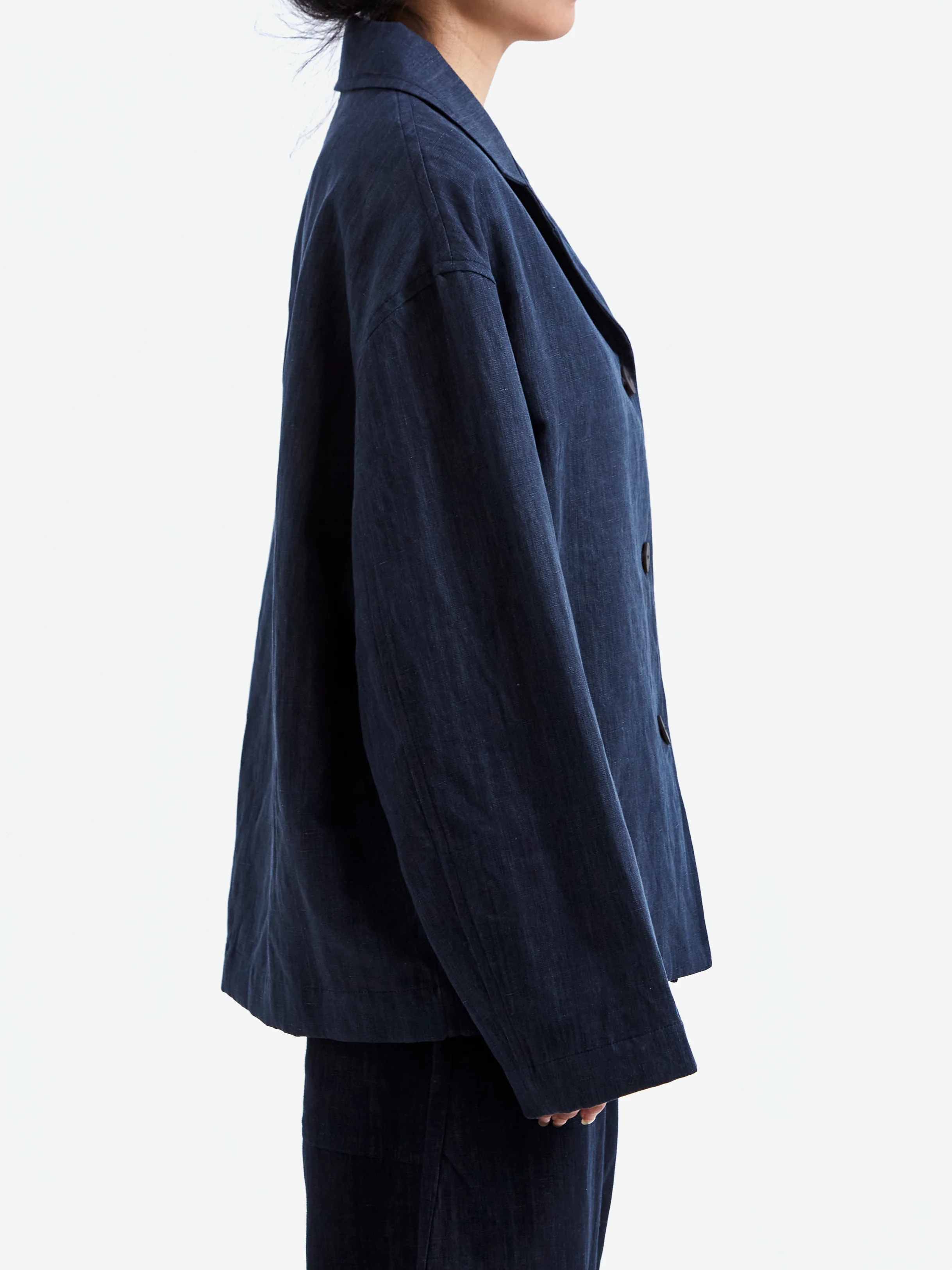 Studio Nicholson Rick Boxy Jacket - Indigo - Image 3