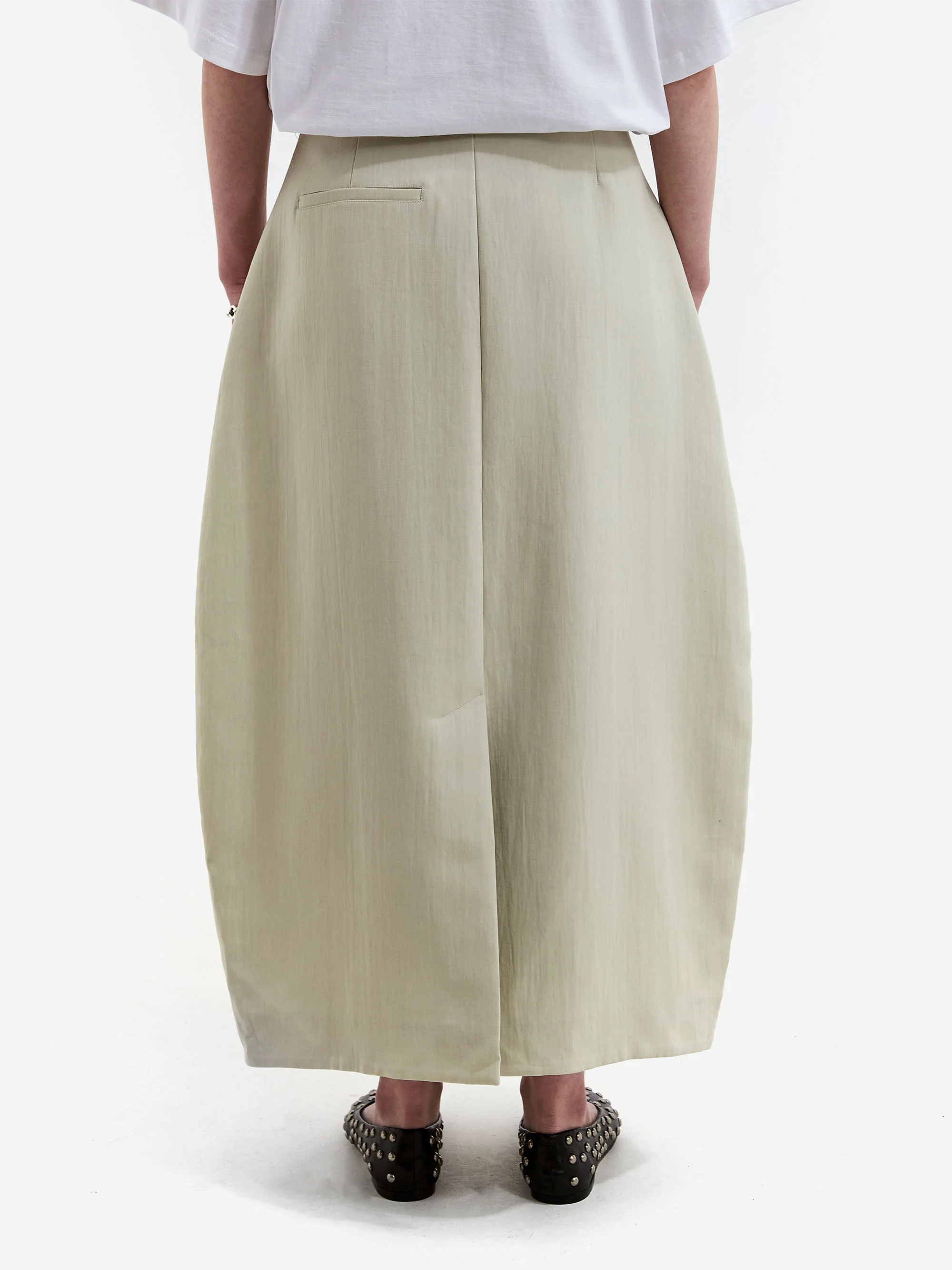 Studio Nicholson Carson Skirt - Dove - Image 3