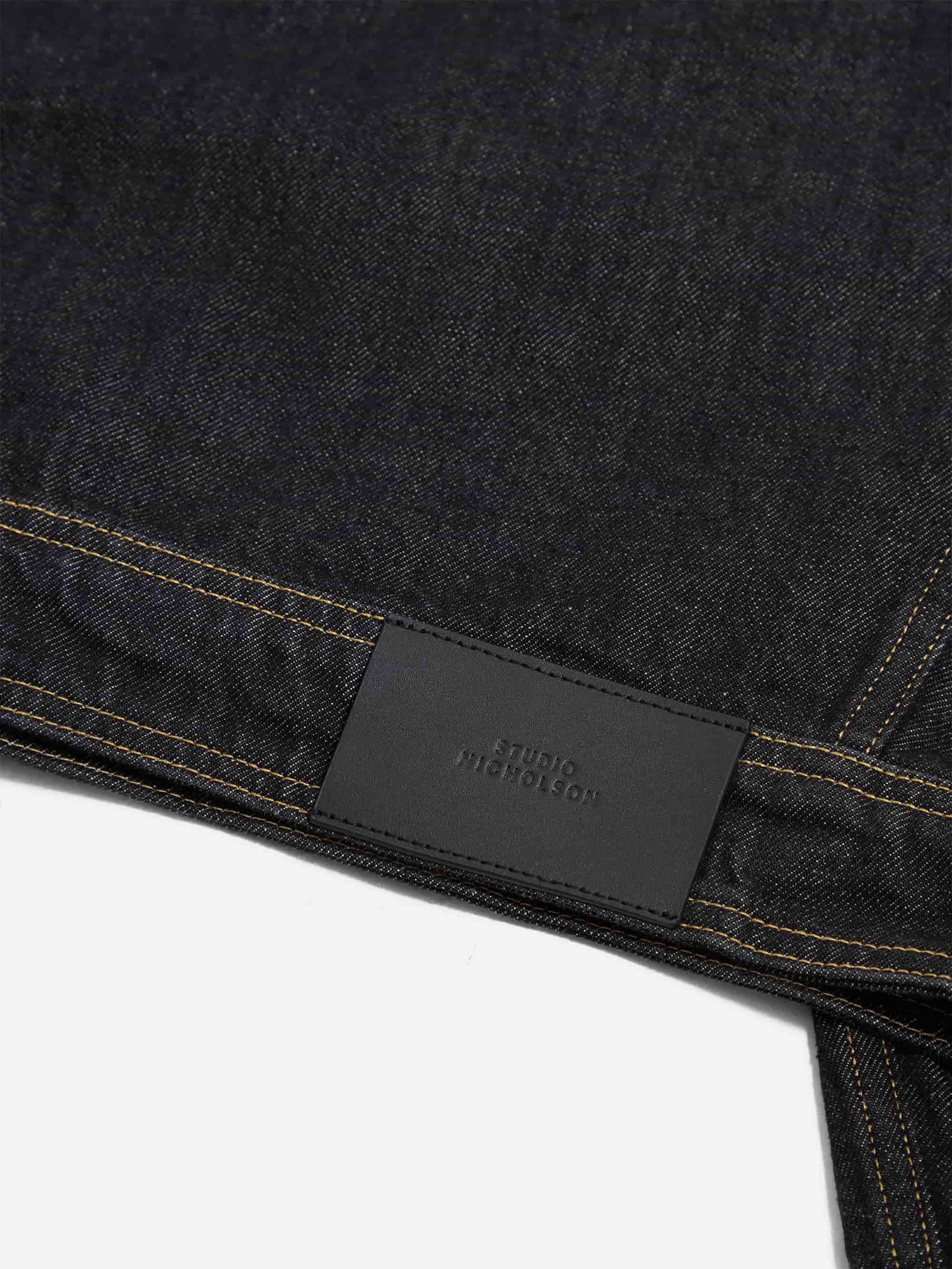 Studio Nicholson Stein Classic Denim Jacket - Black - Image 5