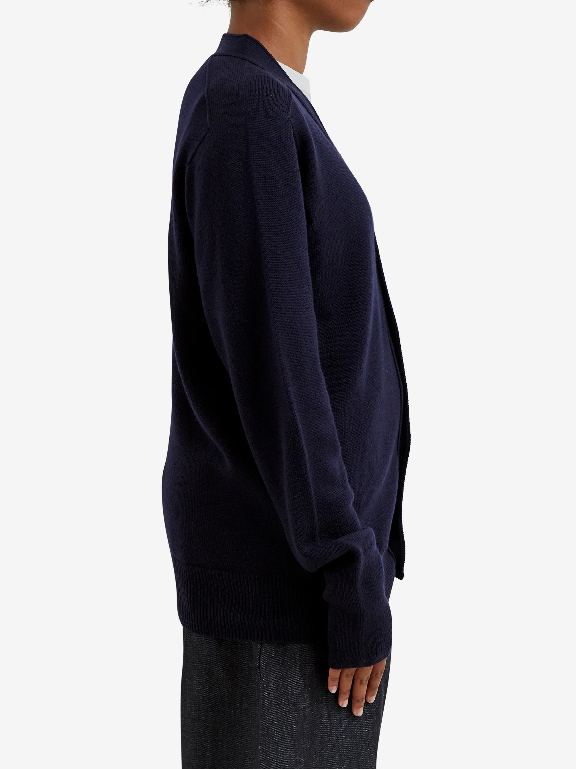 Studio Nicholson Conan Cardigan - Navy - Image 3