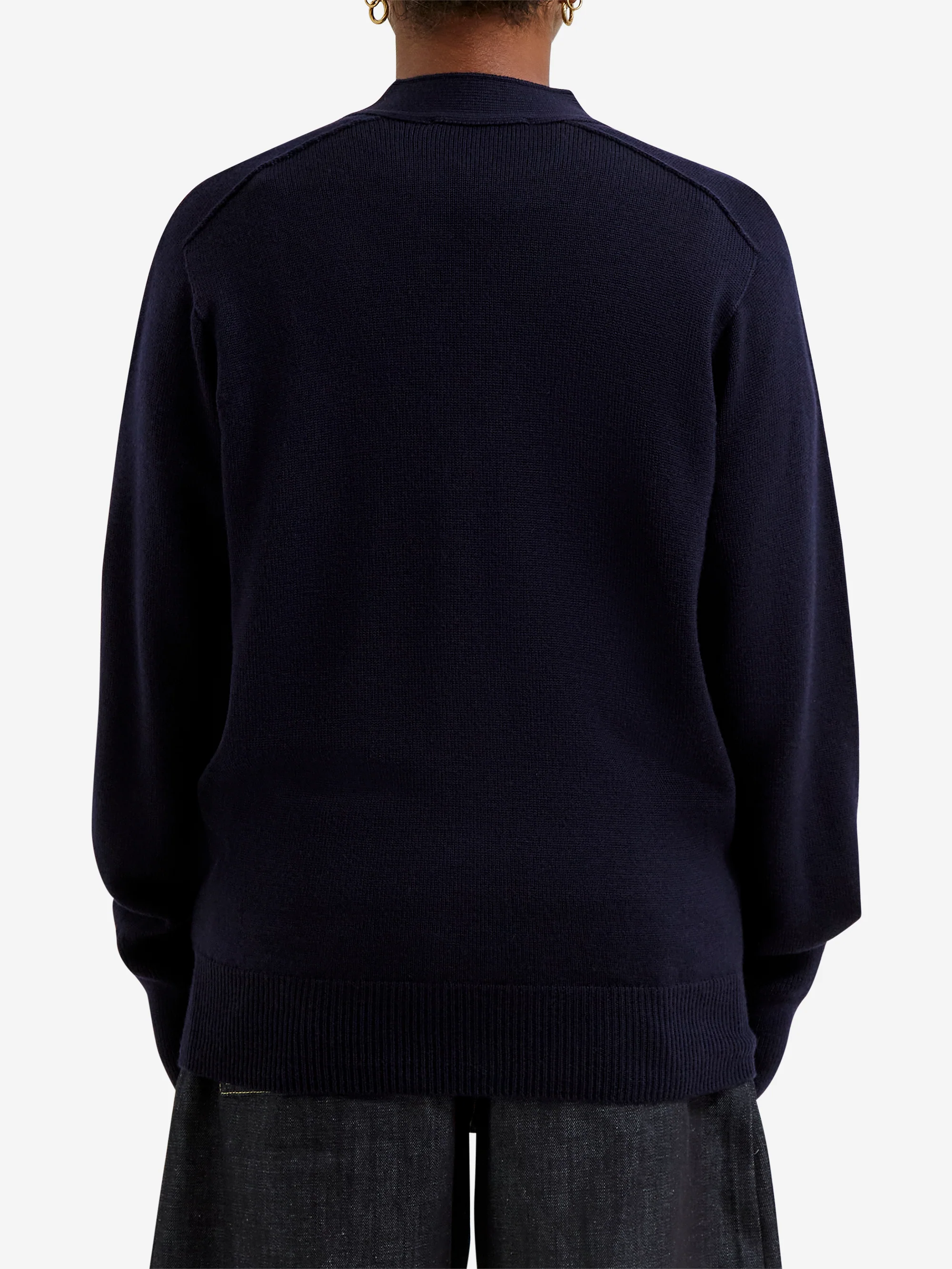 Studio Nicholson Conan Cardigan - Navy - Image 4