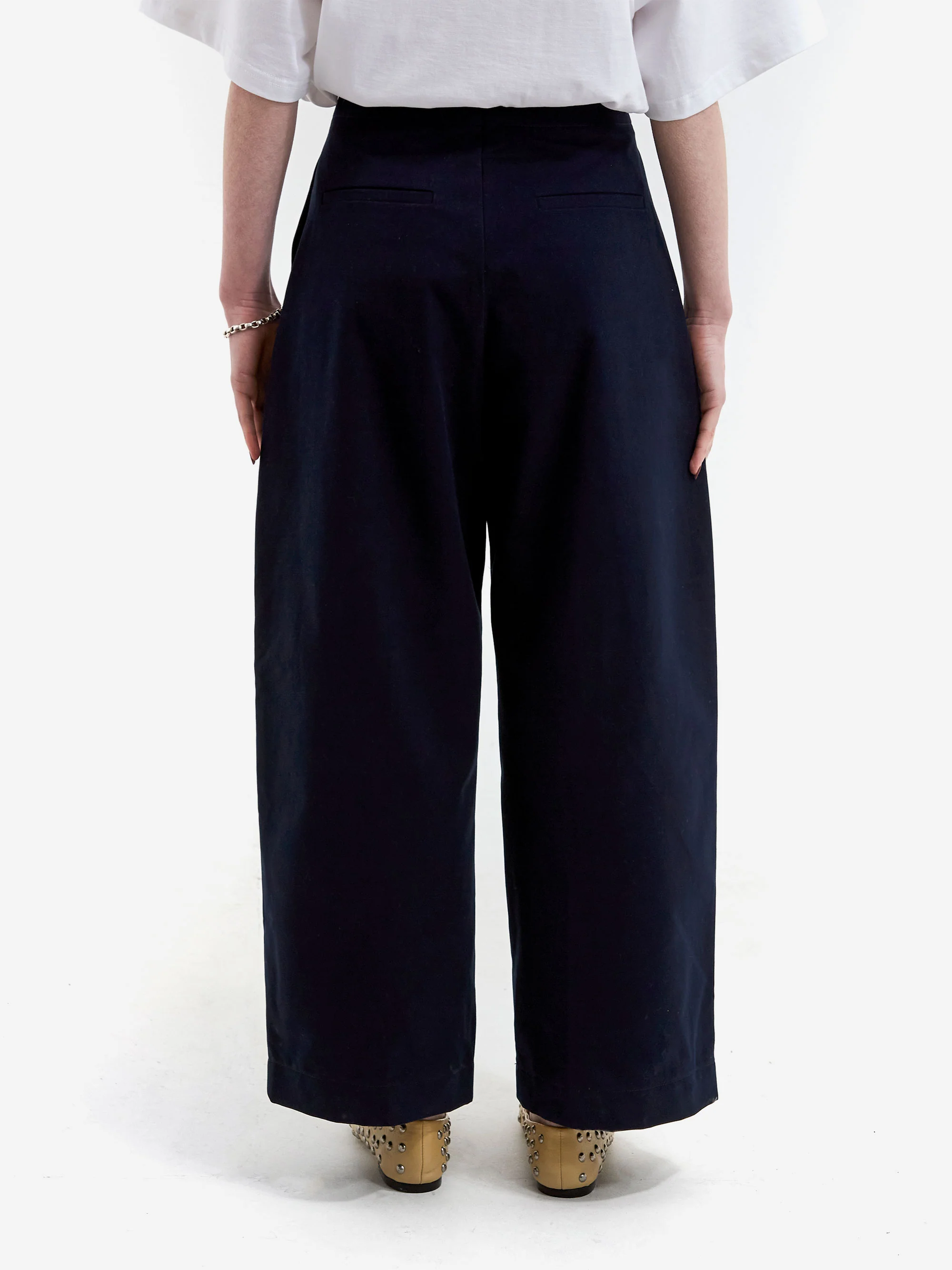 Studio Nicholson Dordoni Pants - Dark Navy - Image 3