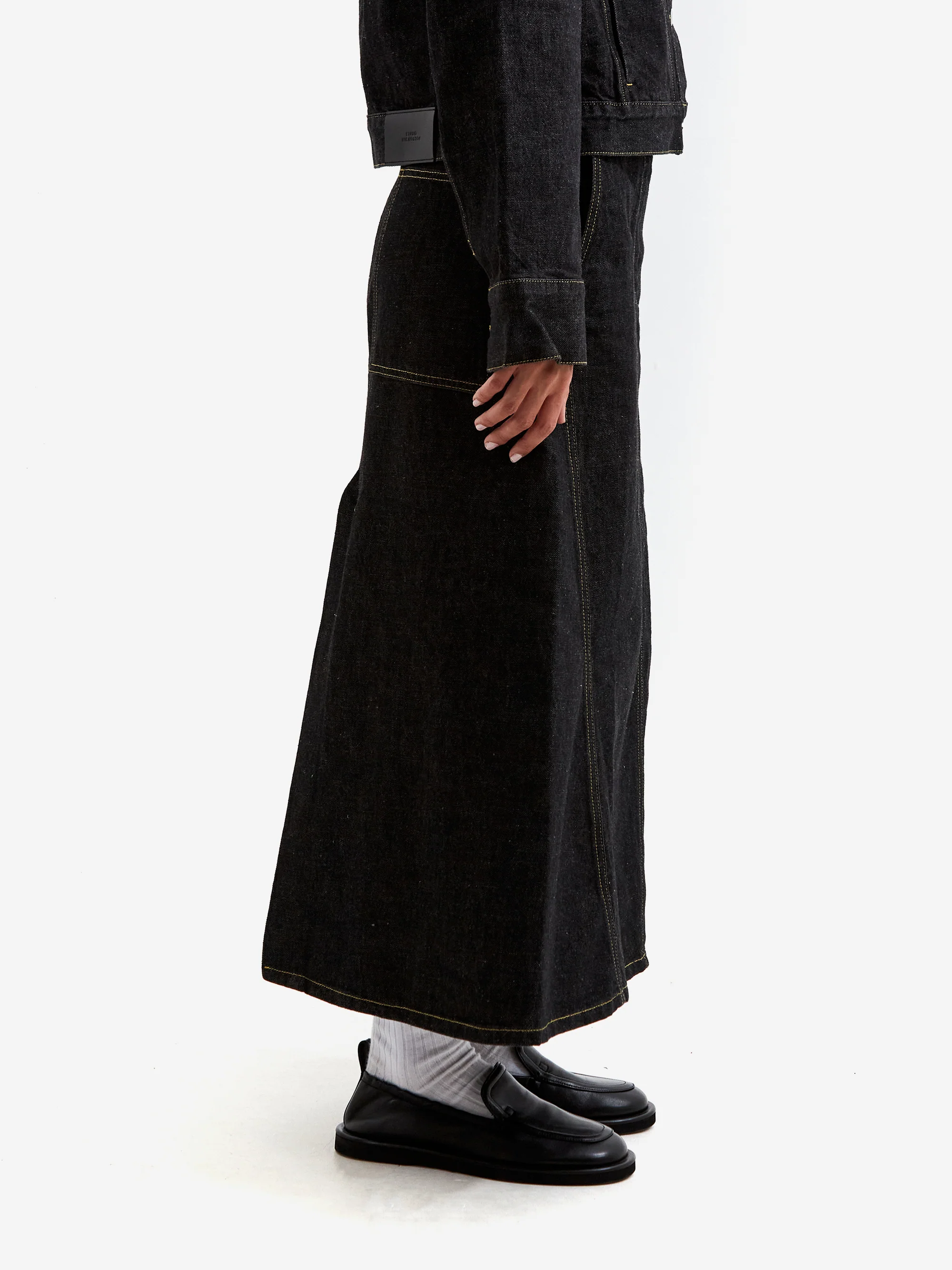 Studio Nicholson Garner Utility Skirt - Black - Image 2