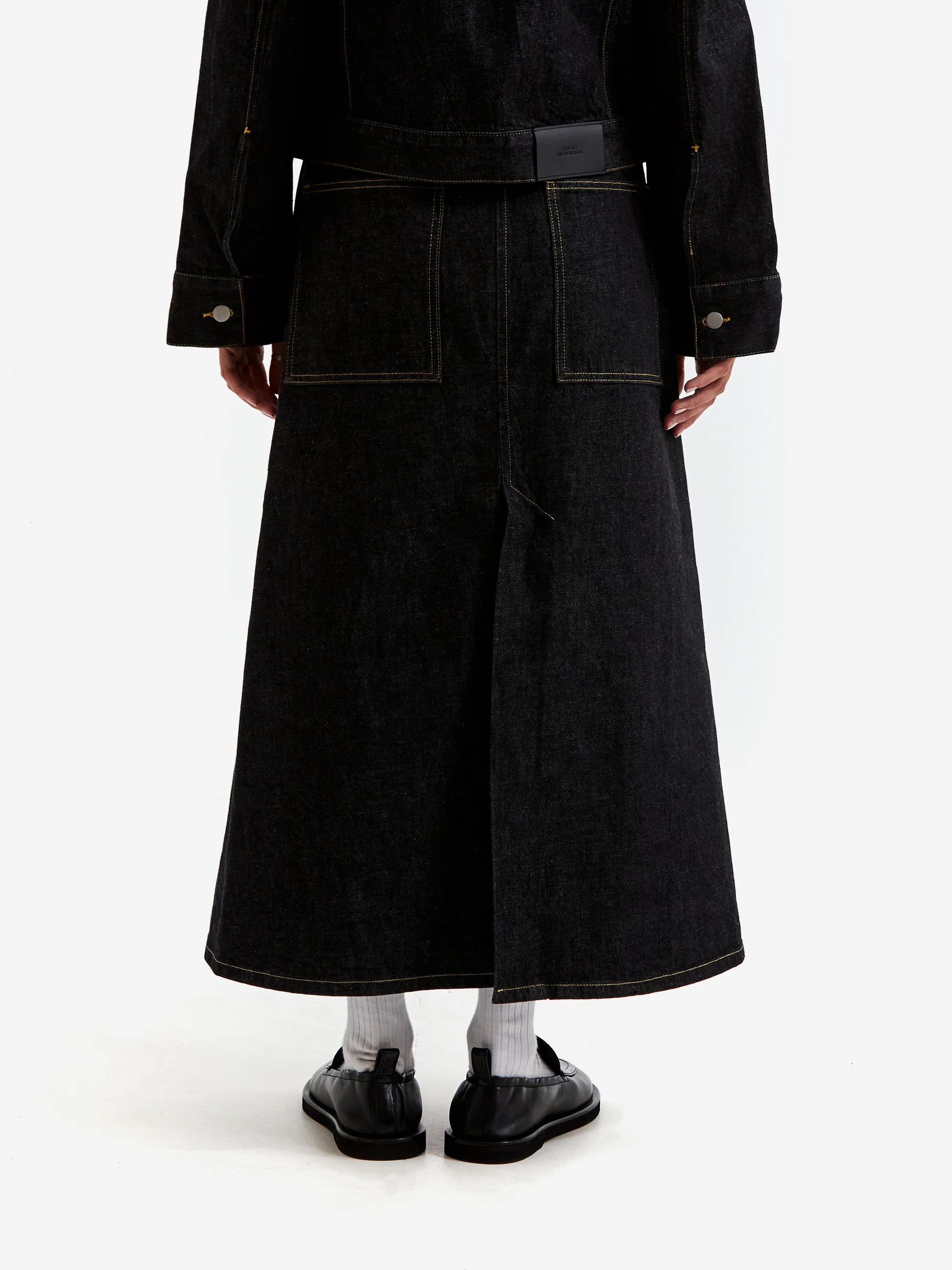 Studio Nicholson Garner Utility Skirt - Black - Image 3
