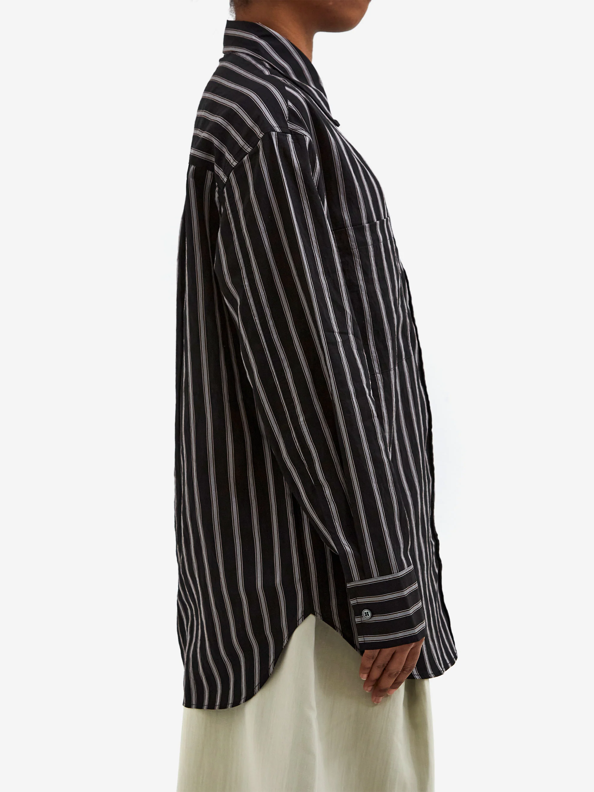 Studio Nicholson Leto Shirt - Darkest Navy - Image 2