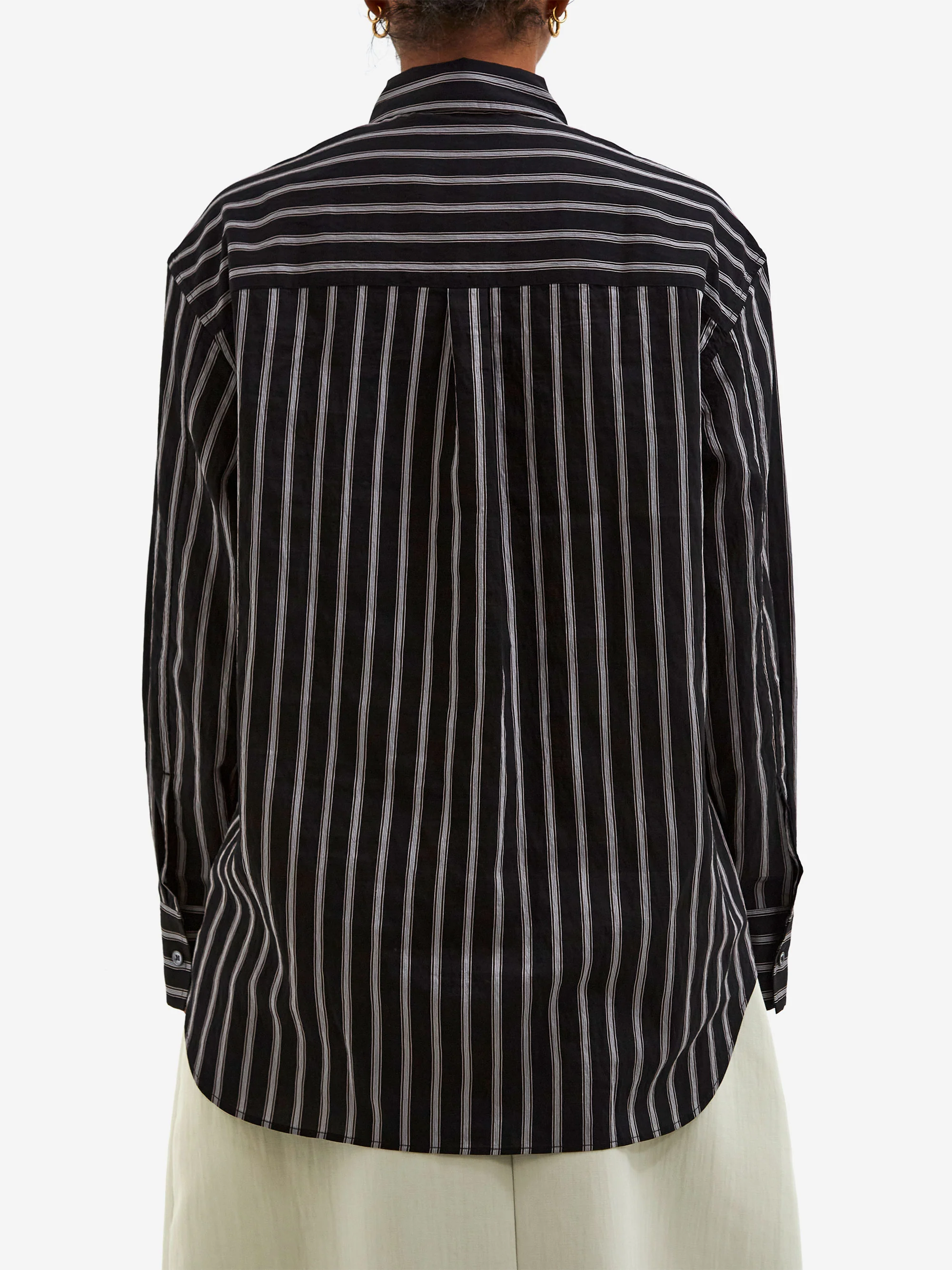 Studio Nicholson Leto Shirt - Darkest Navy - Image 3