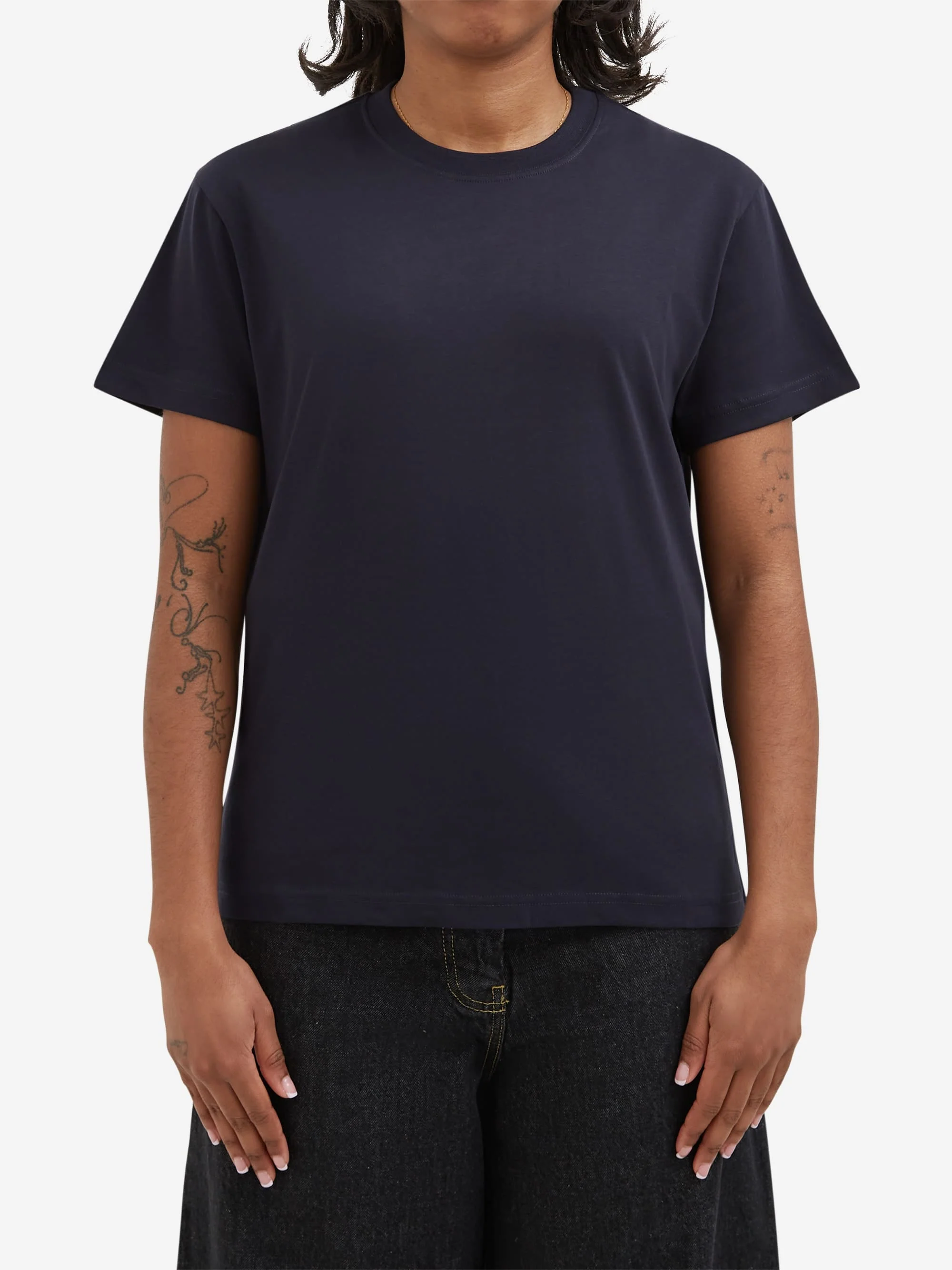 Studio Nicholson Marine Perfect Tee - Darkest Navy