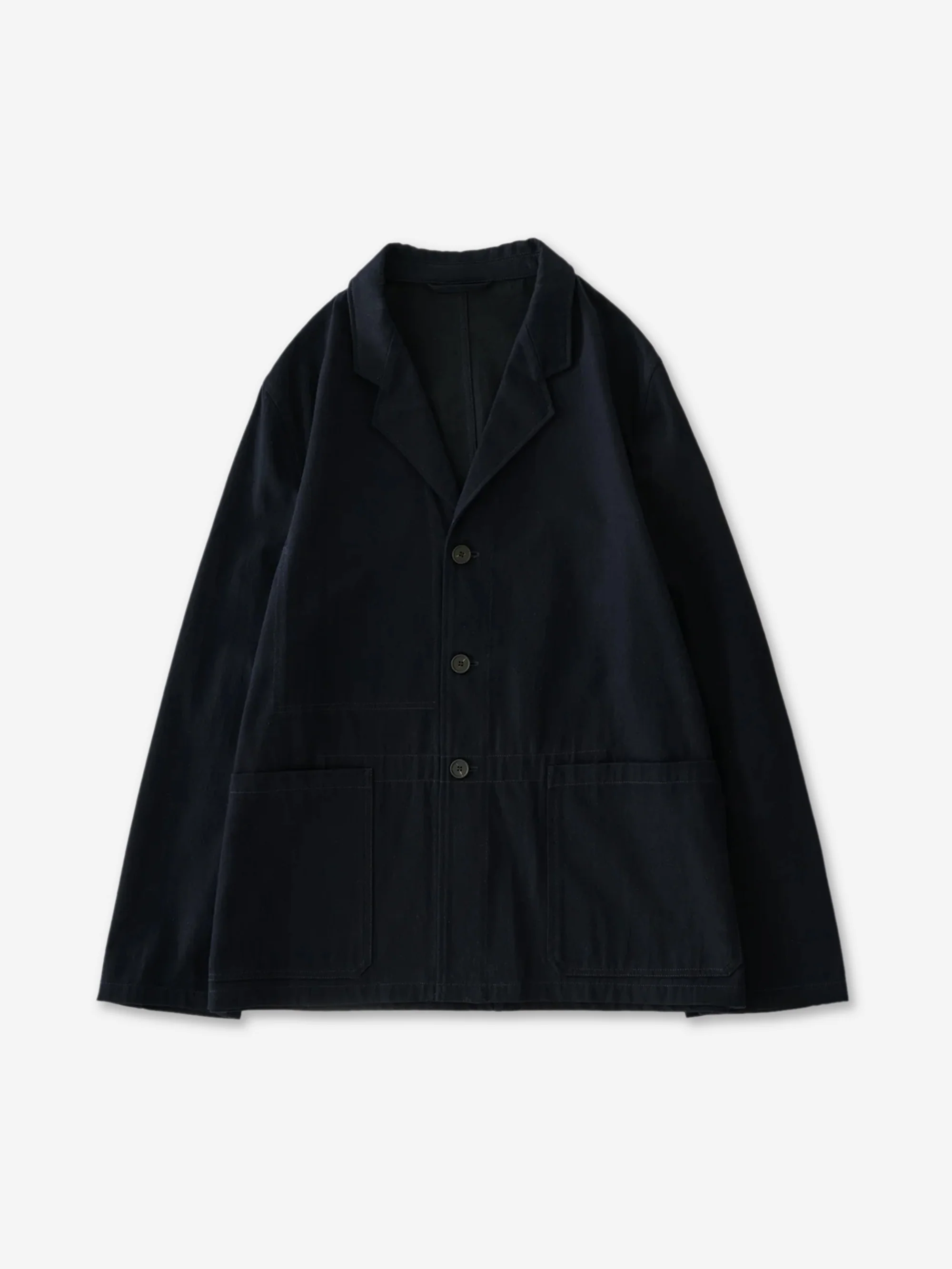 Studio Nicholson Marne Linen Jacket - Black Grape