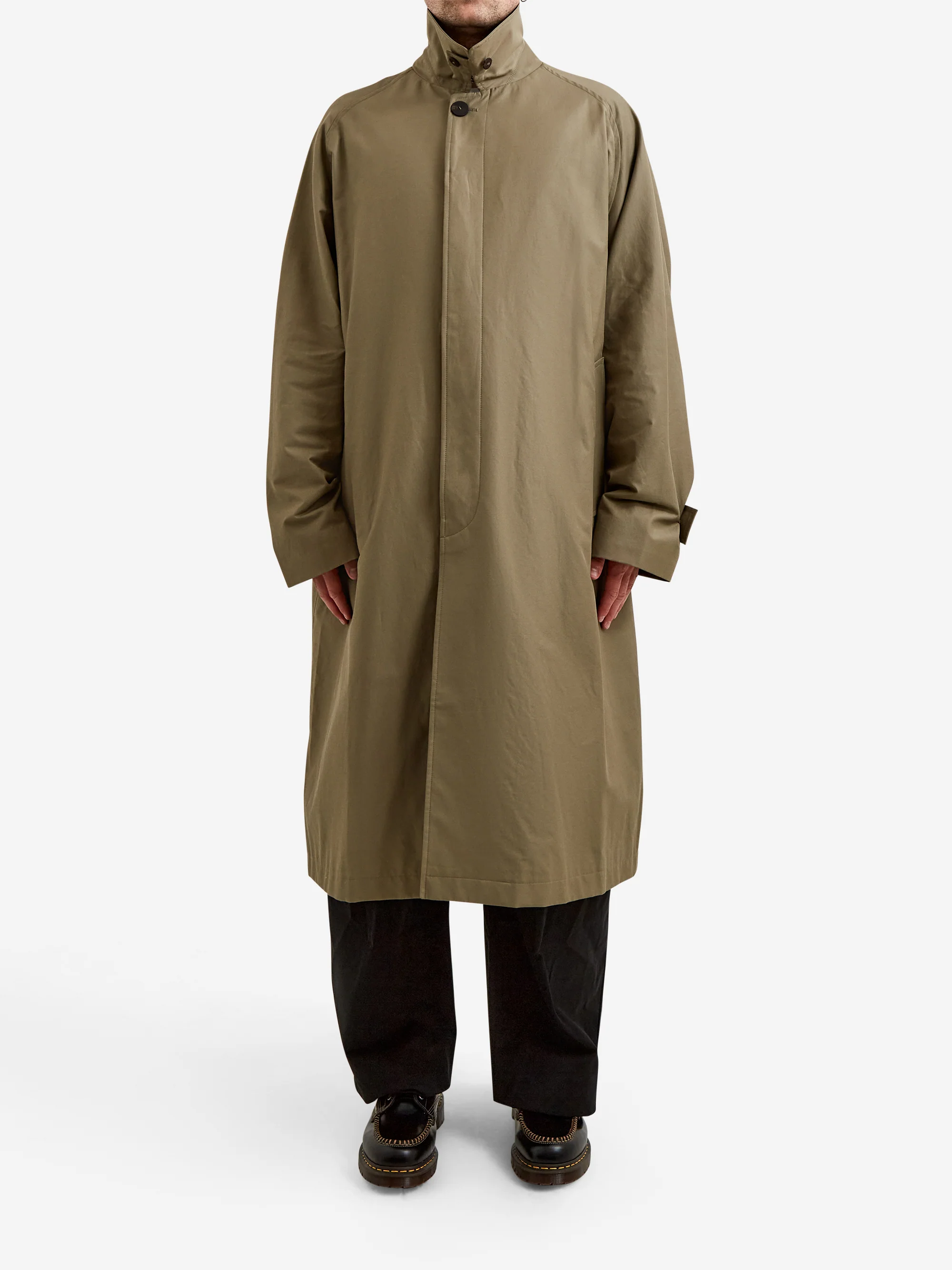 Studio Nicholson Crowe Coat - Dark Dusk - Image 3