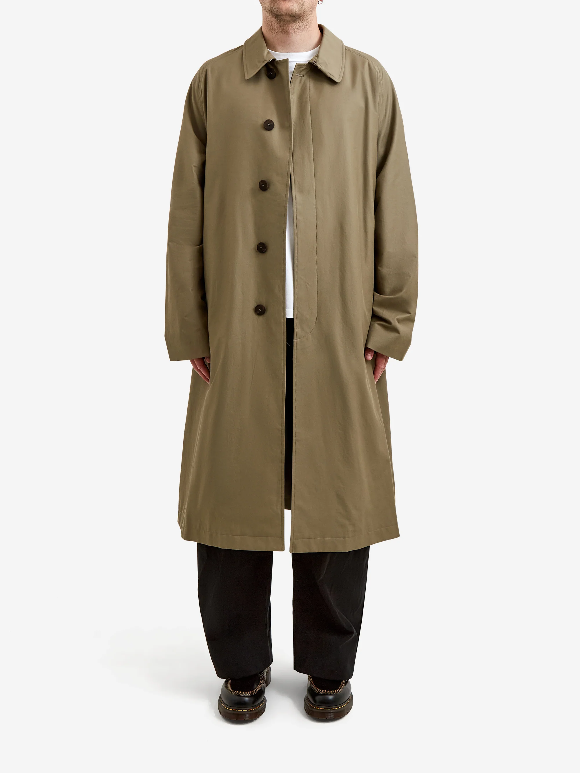 Studio Nicholson Crowe Coat - Dark Dusk - Image 4