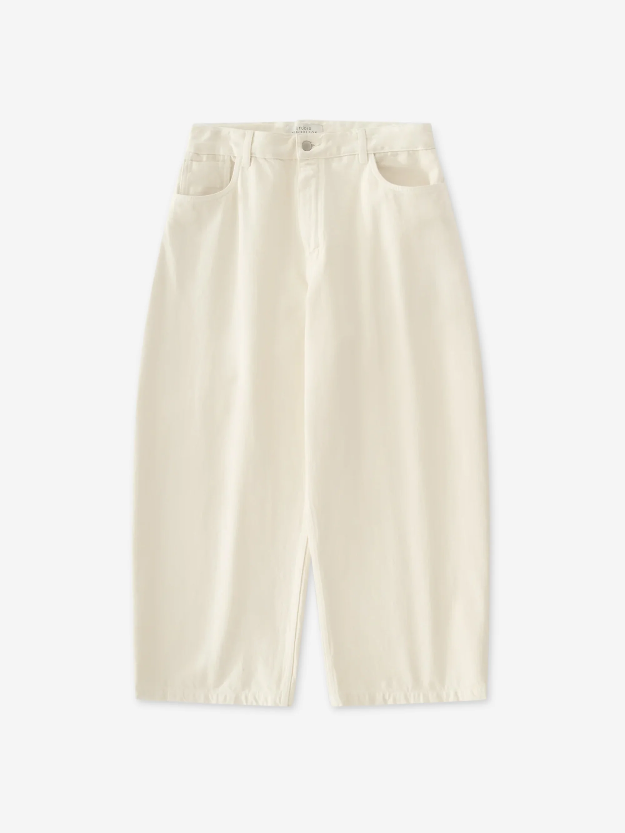 Studio Nicholson Paolo Denim Pant - Parchment