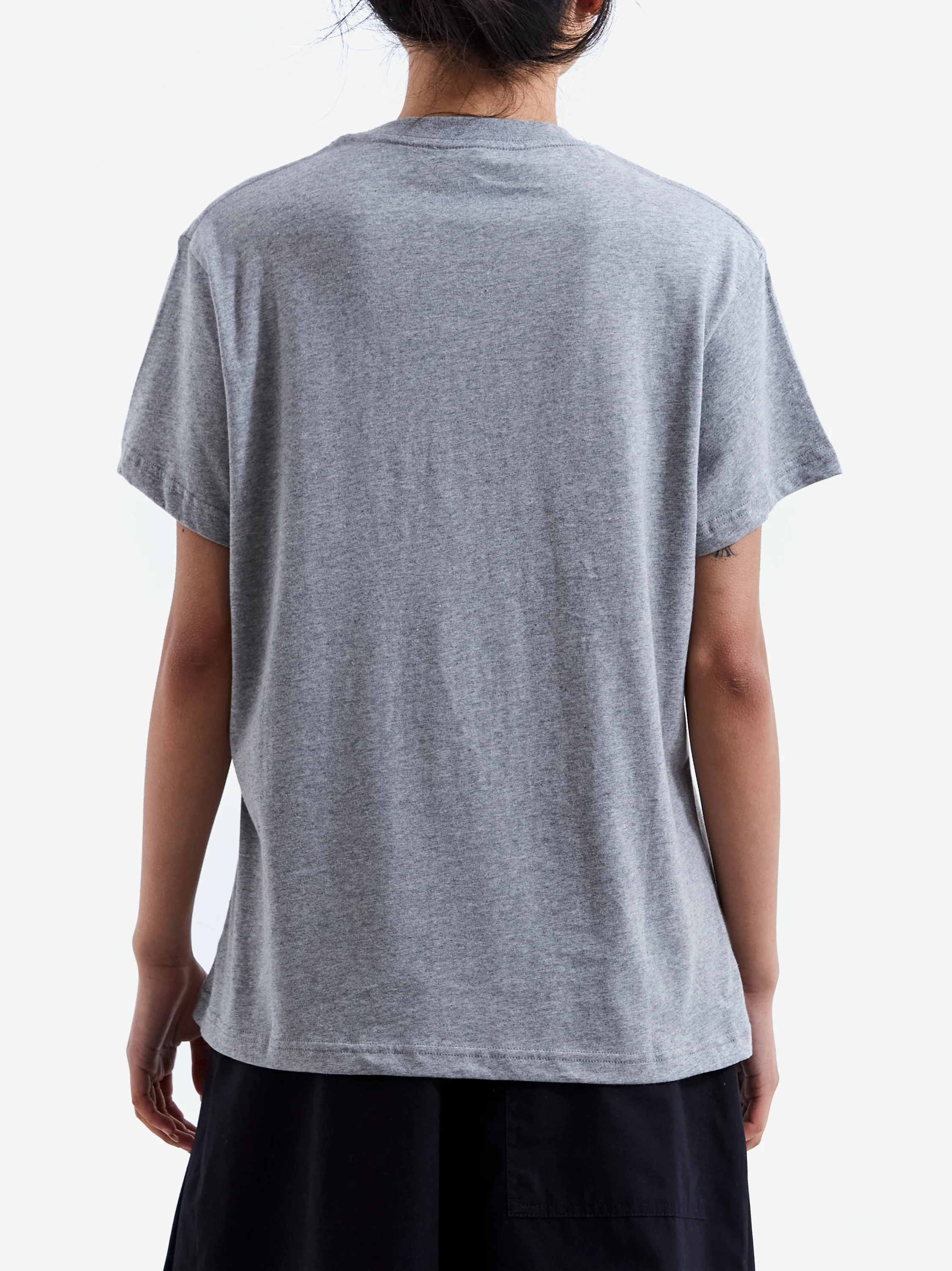 Studio Nicholson Perfect Tee - Grey Marl - Image 3