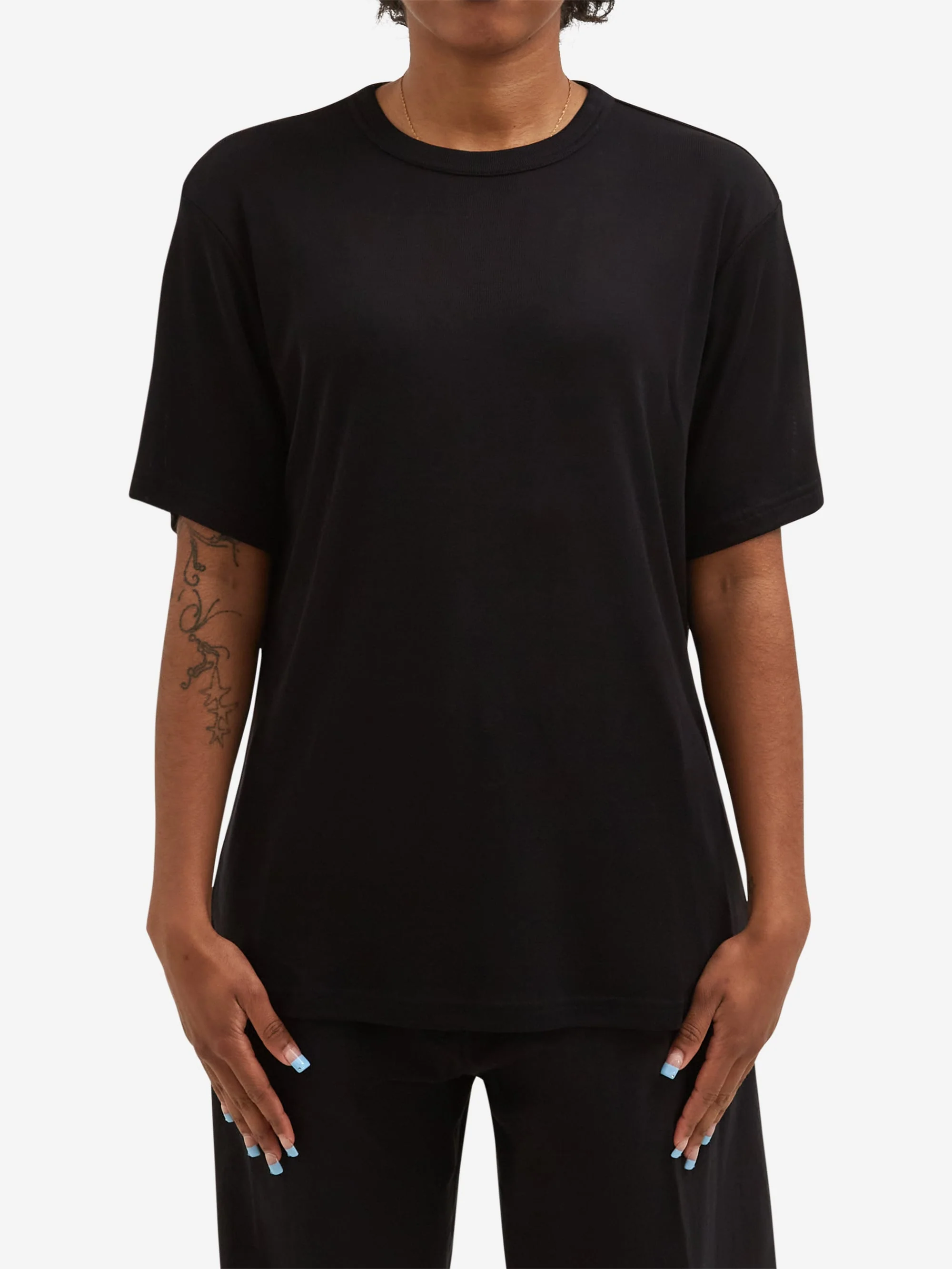Studio Nicholson Rond Short Sleeve T-Shirt - Black