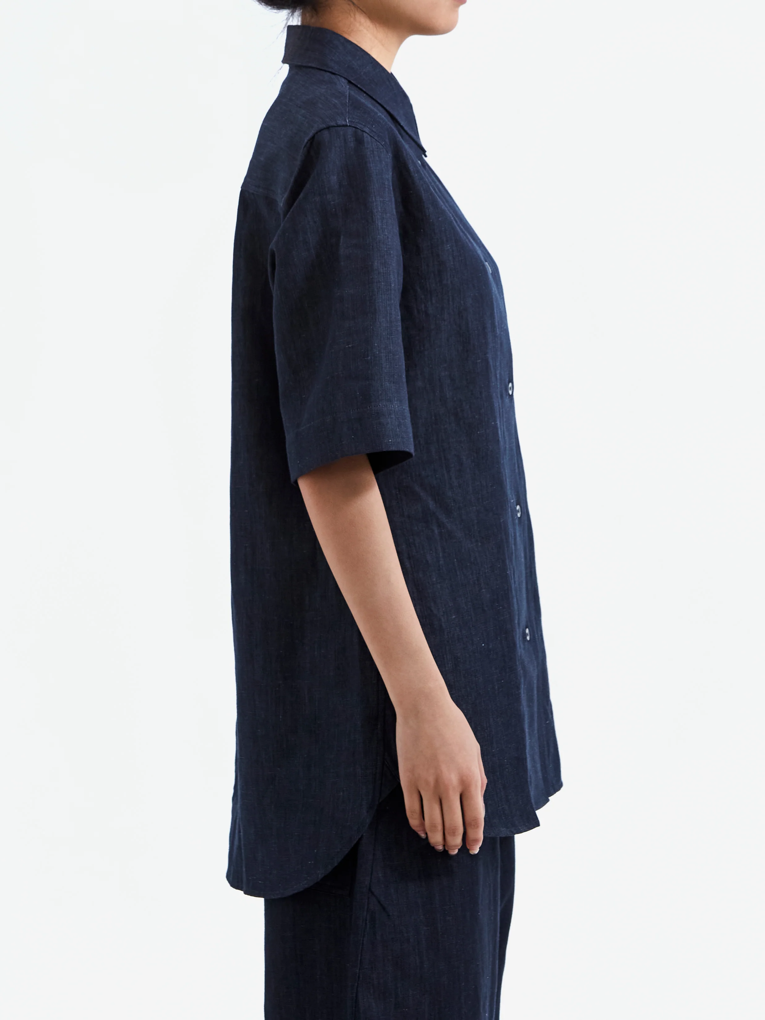 Studio Nicholson Luis Slim Fit Shirt - Indigo - Image 2