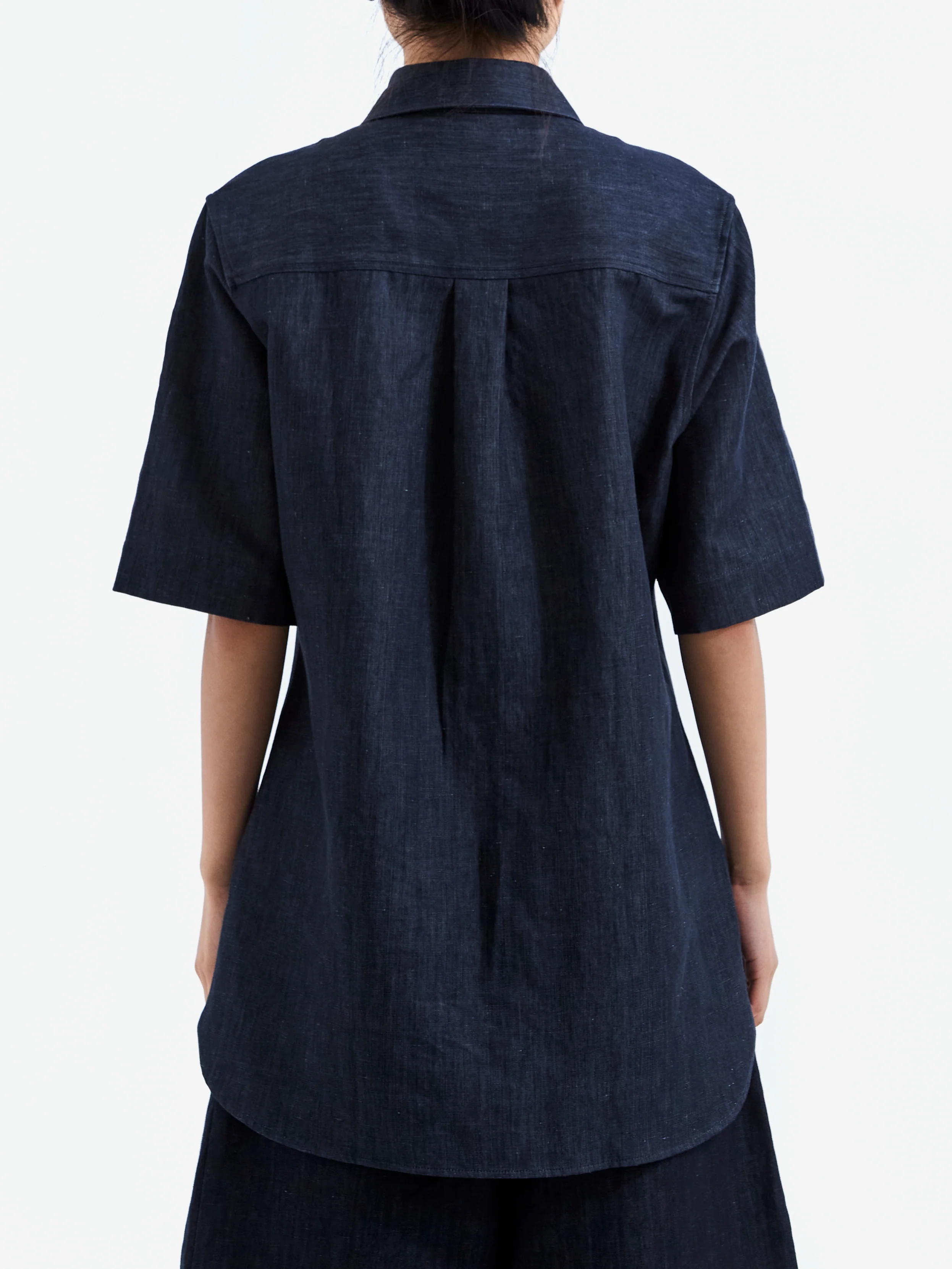 Studio Nicholson Luis Slim Fit Shirt - Indigo - Image 3