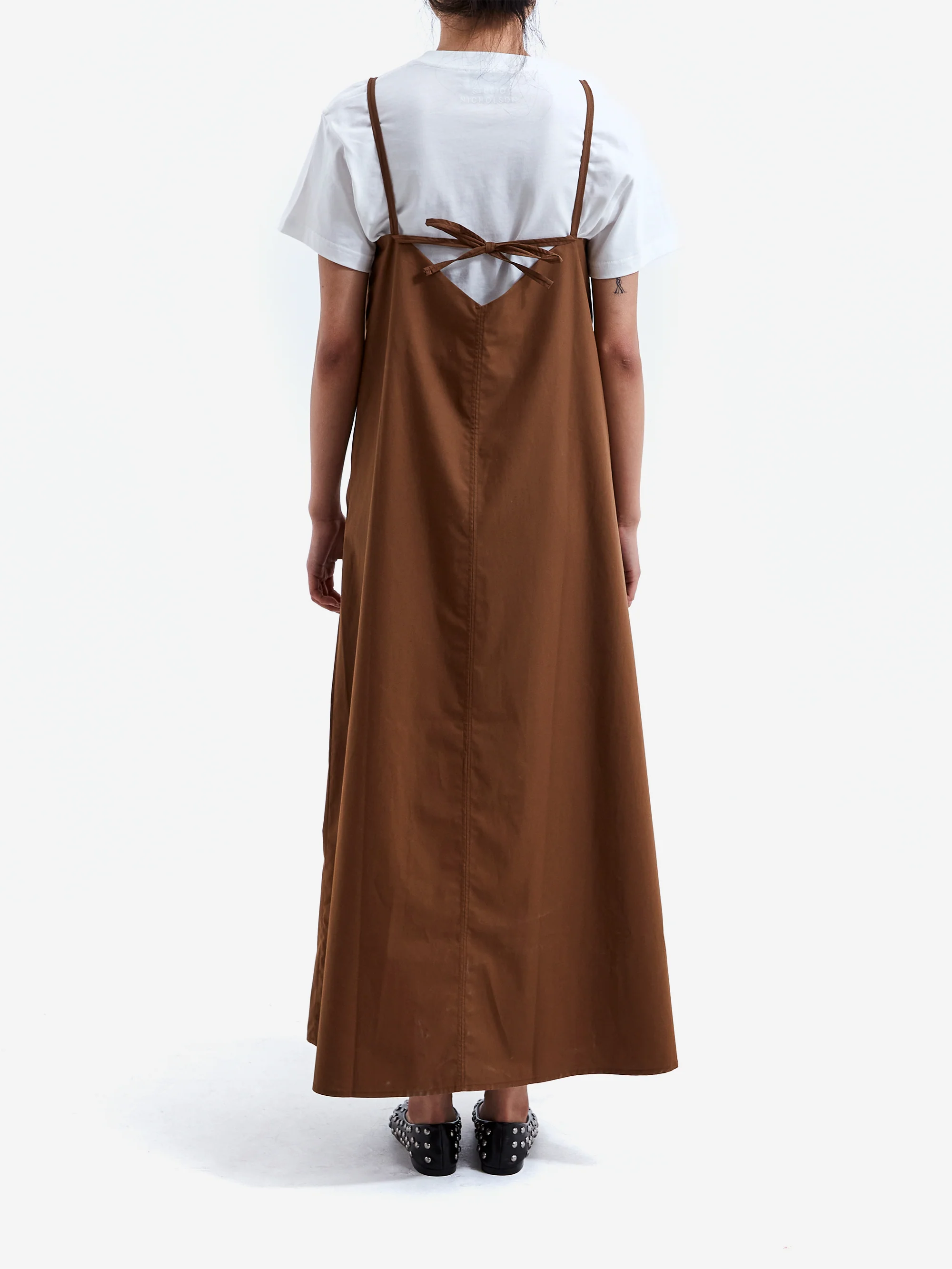 Studio Nicholson Oma Slip Dress - Almond - Image 3