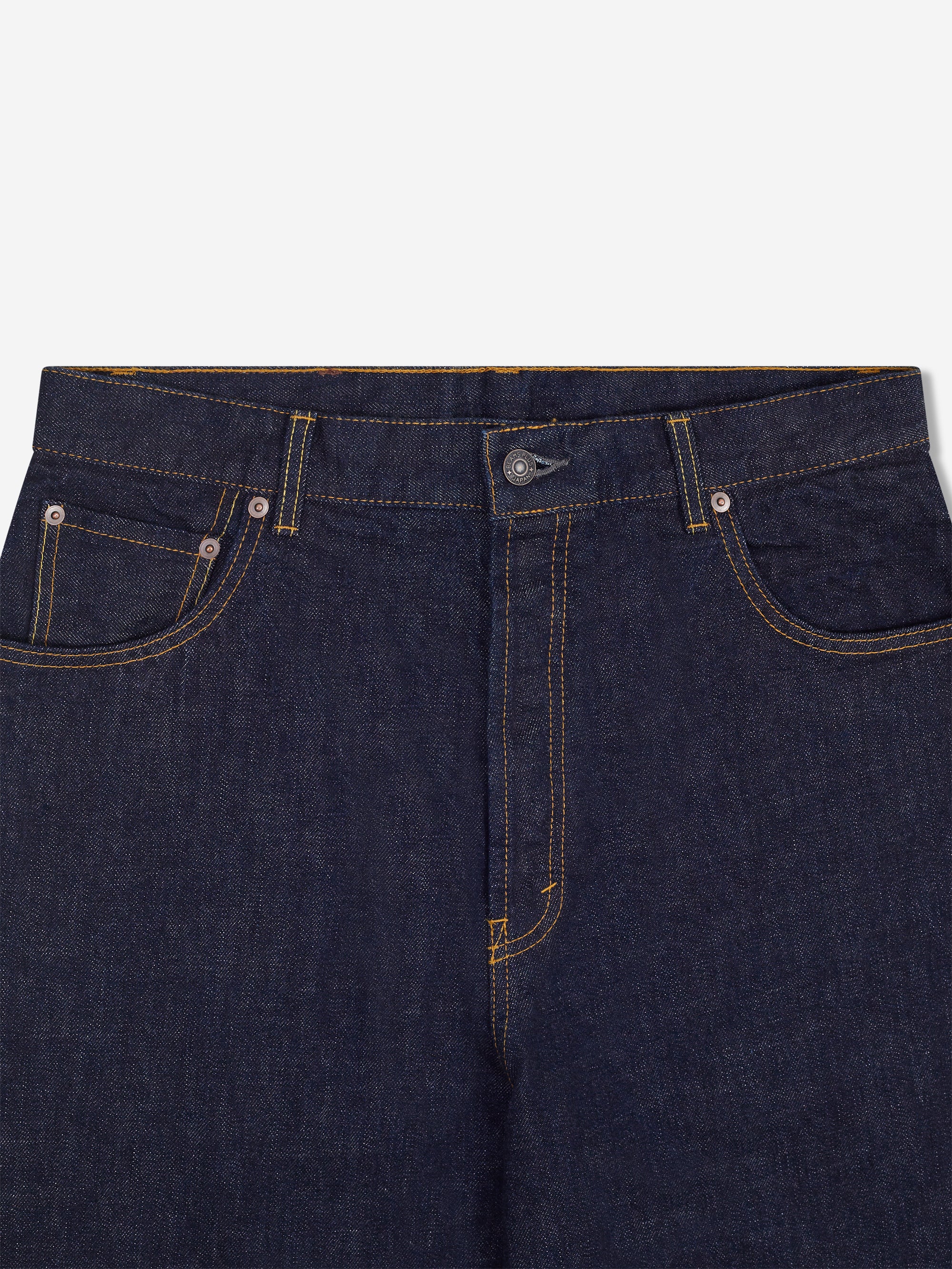 Studio Nicholson x Beams Plus 5 Pocket Denim Jean - Indigo - Image 2