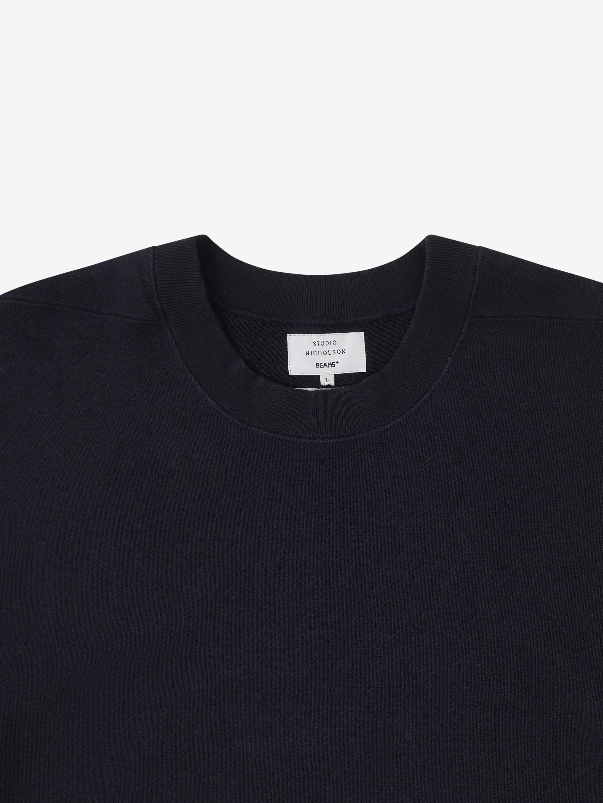 Studio Nicholson x Beams Plus Holly Jersey Crewneck - Darkest Navy - Image 2