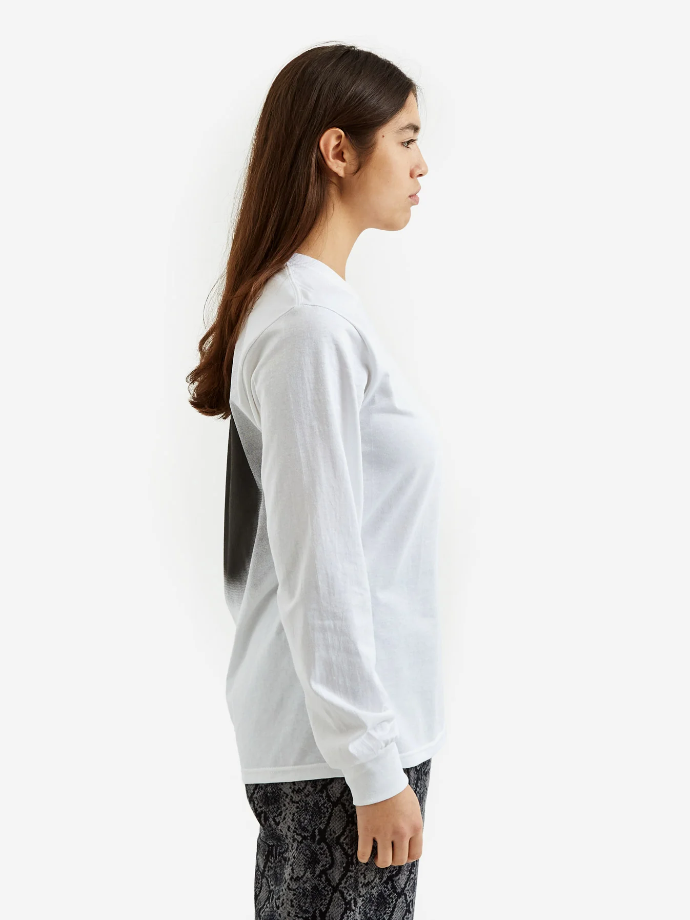 Stussy 8 Ball Fade LS T-Shirt - White - Image 3