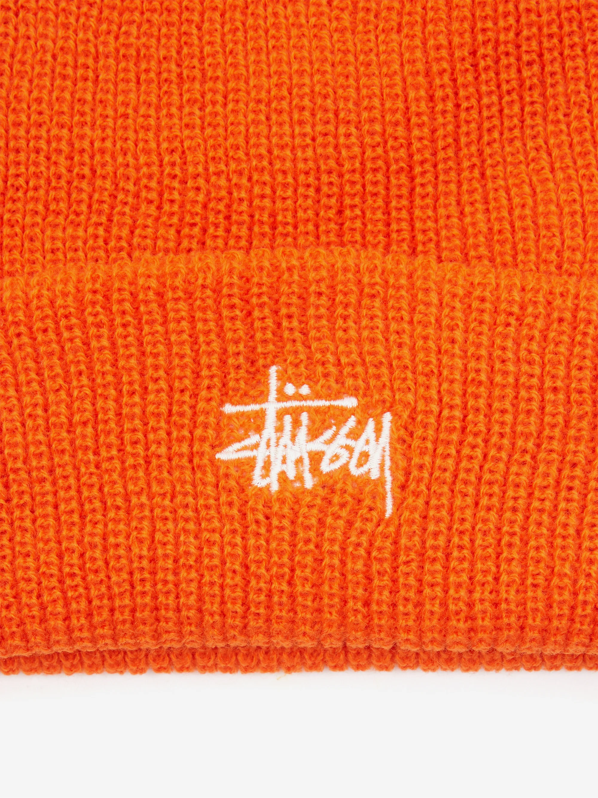 Stussy Basic Cuff Beanie - Habanero - Image 2
