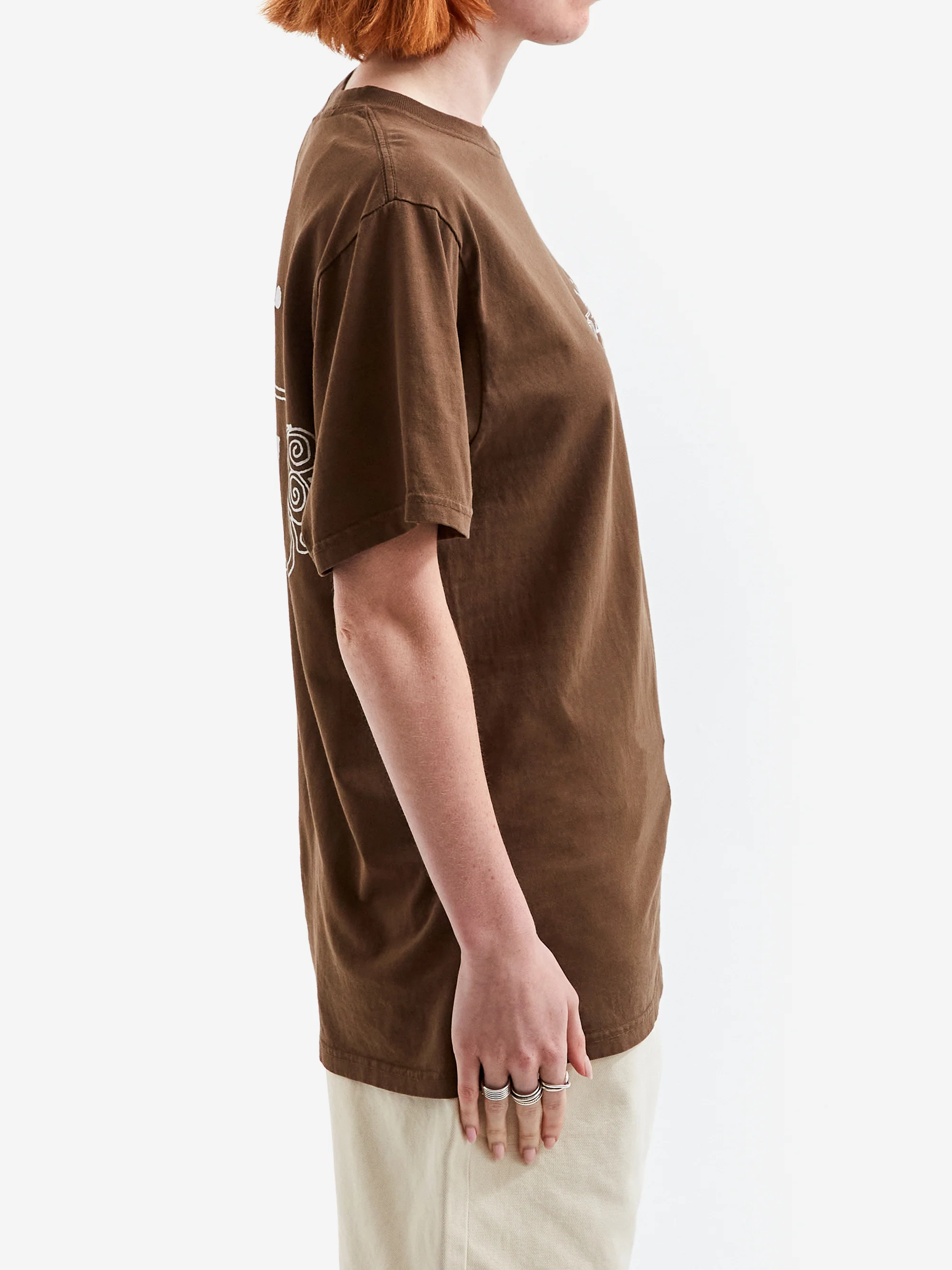 Stussy Built To Last Pigment Dyed T-Shirt W - Brown - Image 2