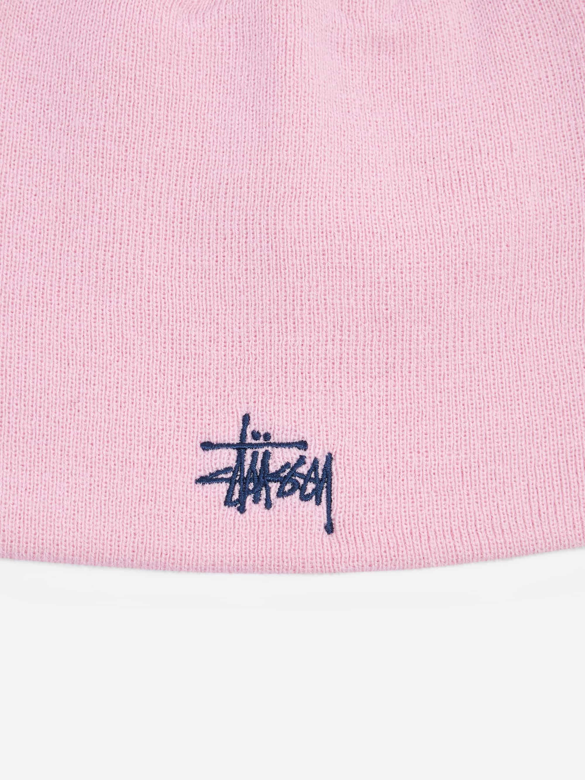 Stussy Basic Skullcap Beanie - Rose Pink - Image 2