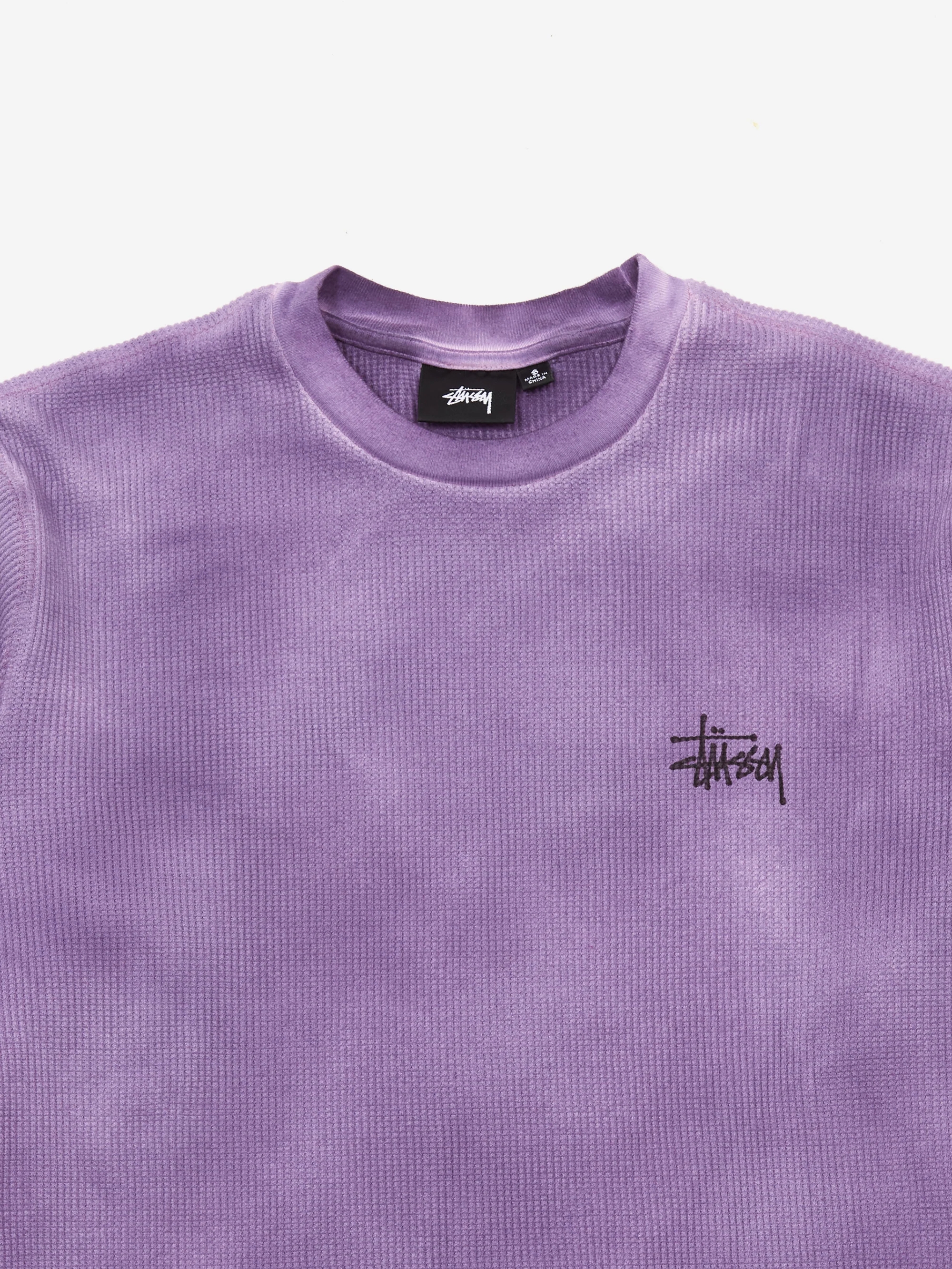 Stussy Basic Stock LS Thermal - Lavender - Image 5