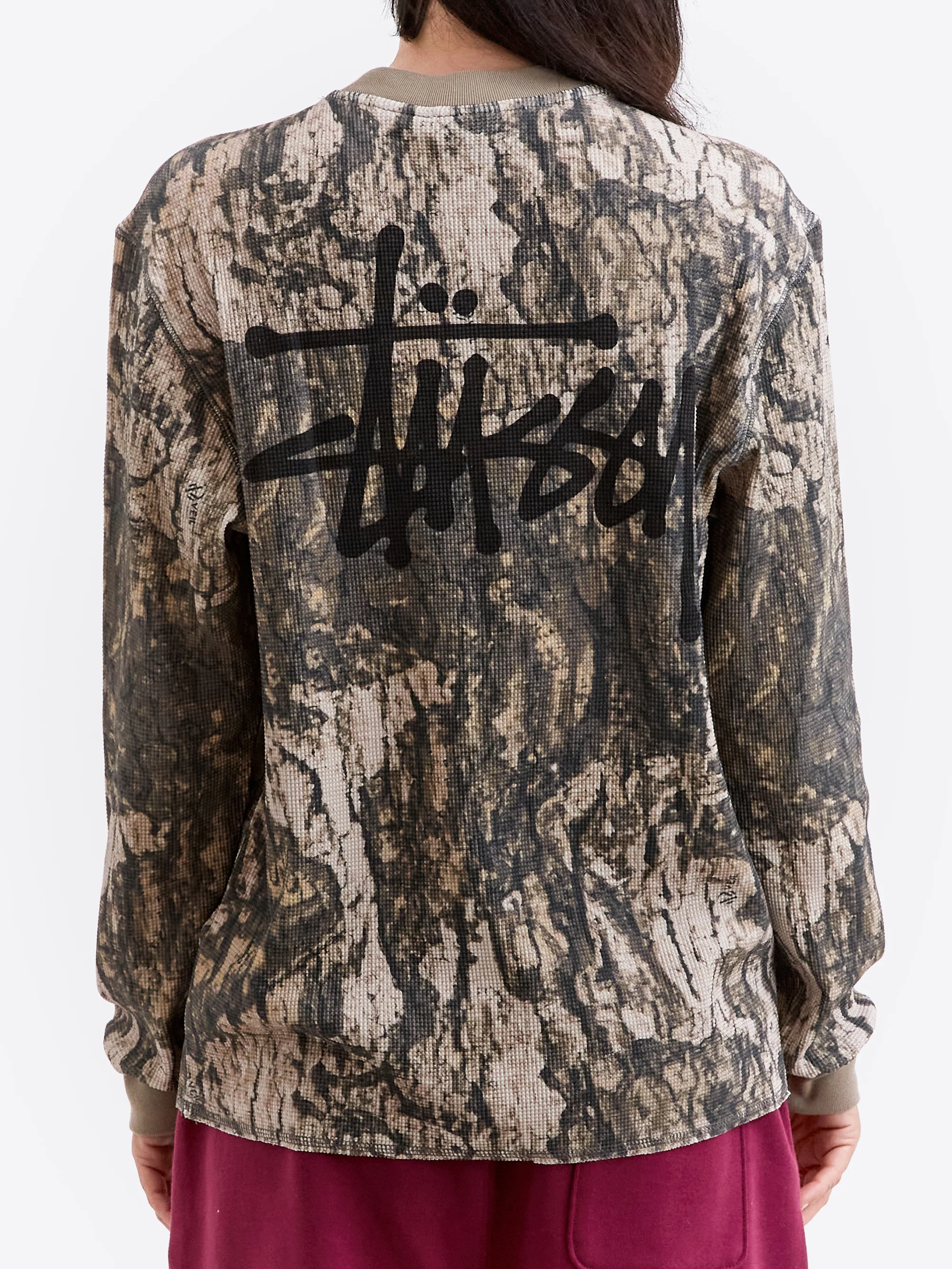 Stussy Basic Stock LS Thermal - Relic Camo - Image 2