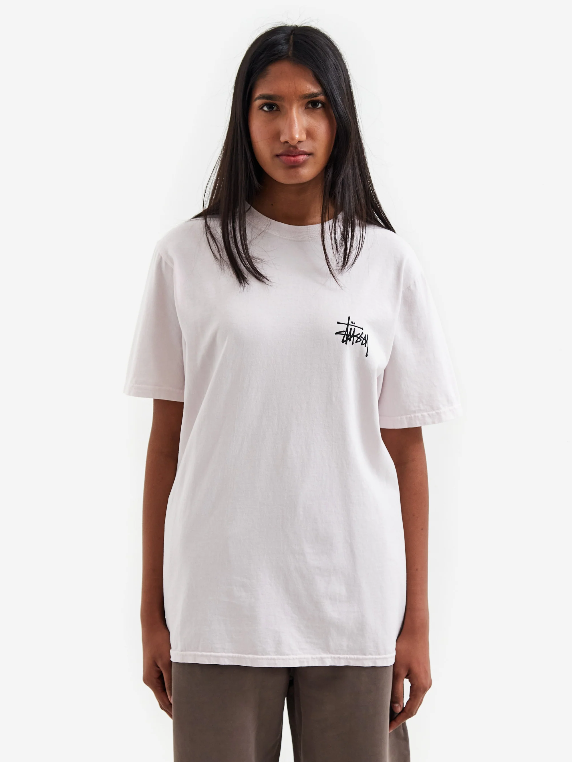 Stussy Basic Stussy Pig. Dyed T-Shirt - Blush