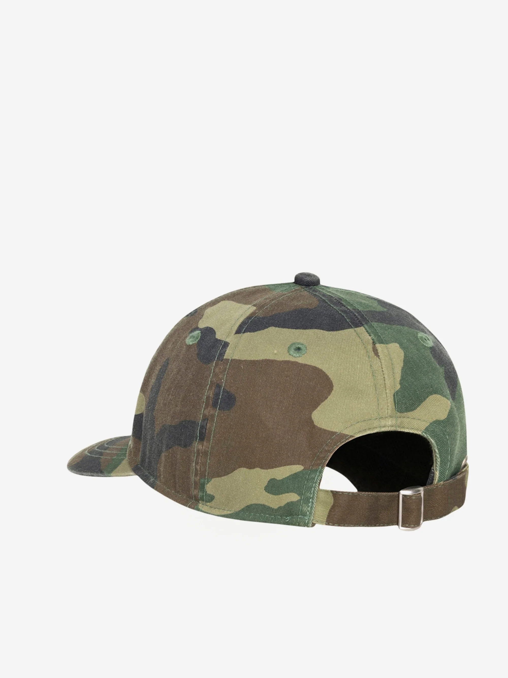 Stussy Basic Washed Low Pro Cap - Woodland Camo - Image 3