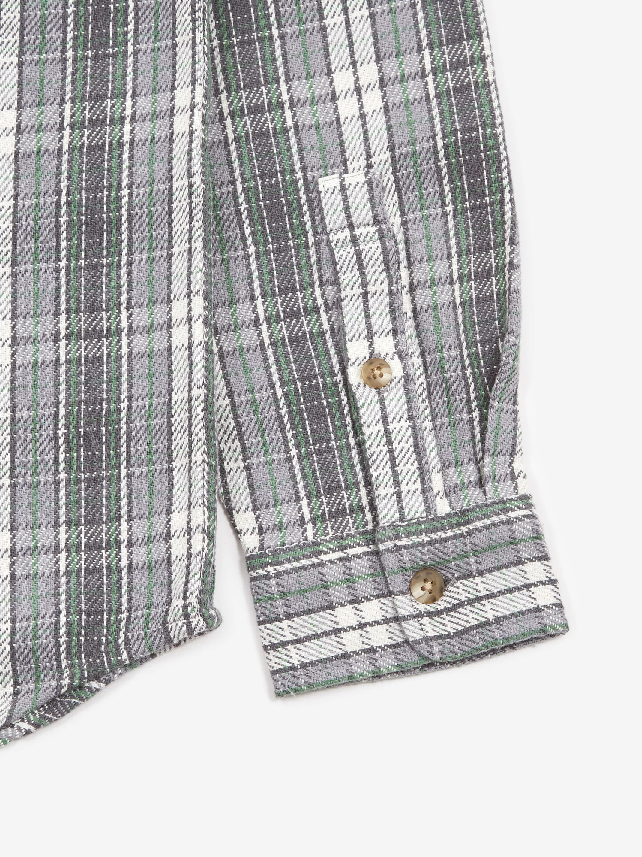 Stussy Beach Plaid Shirt - Charcoal - Image 4