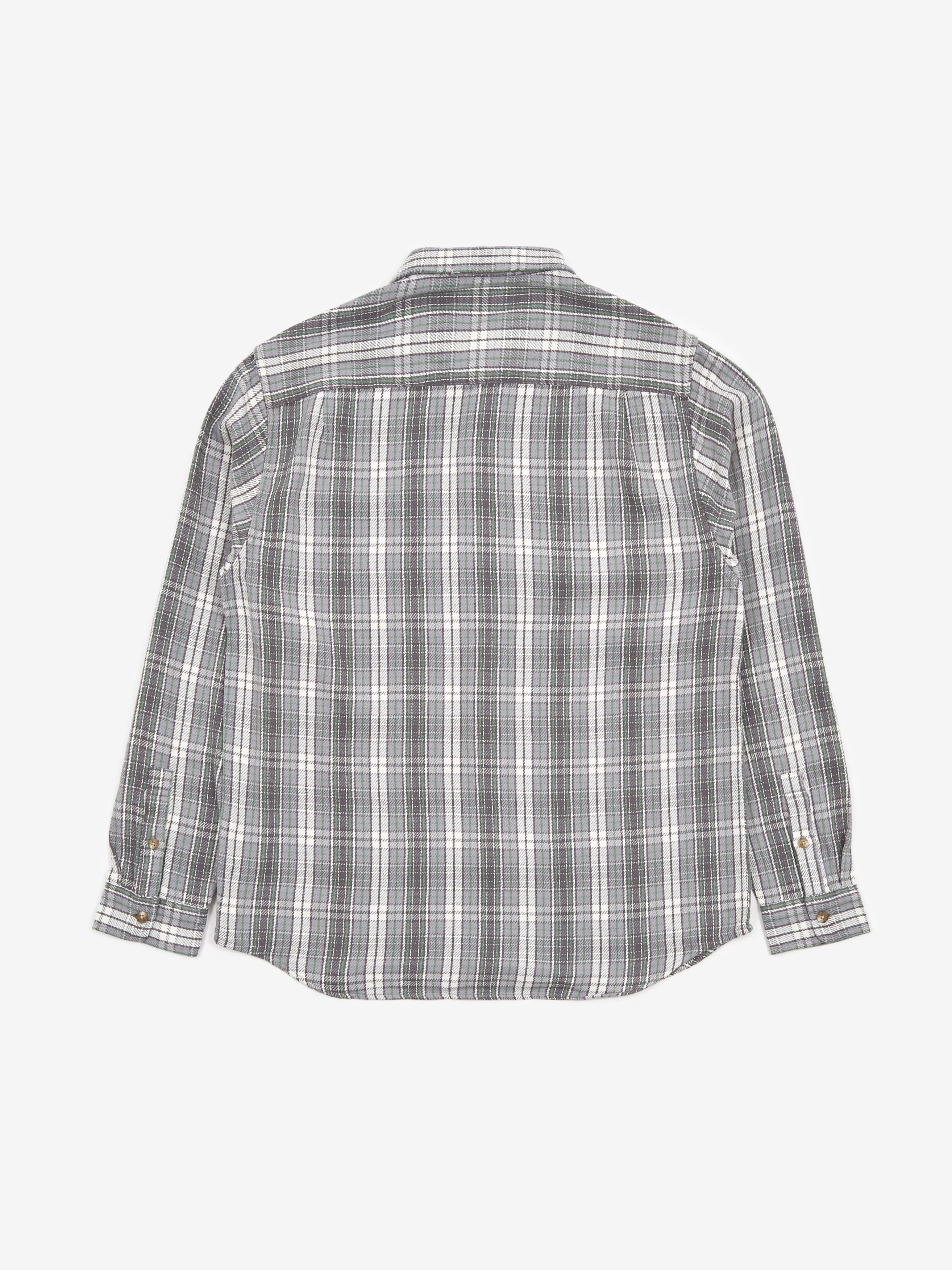 Stussy Beach Plaid Shirt - Charcoal - Image 5