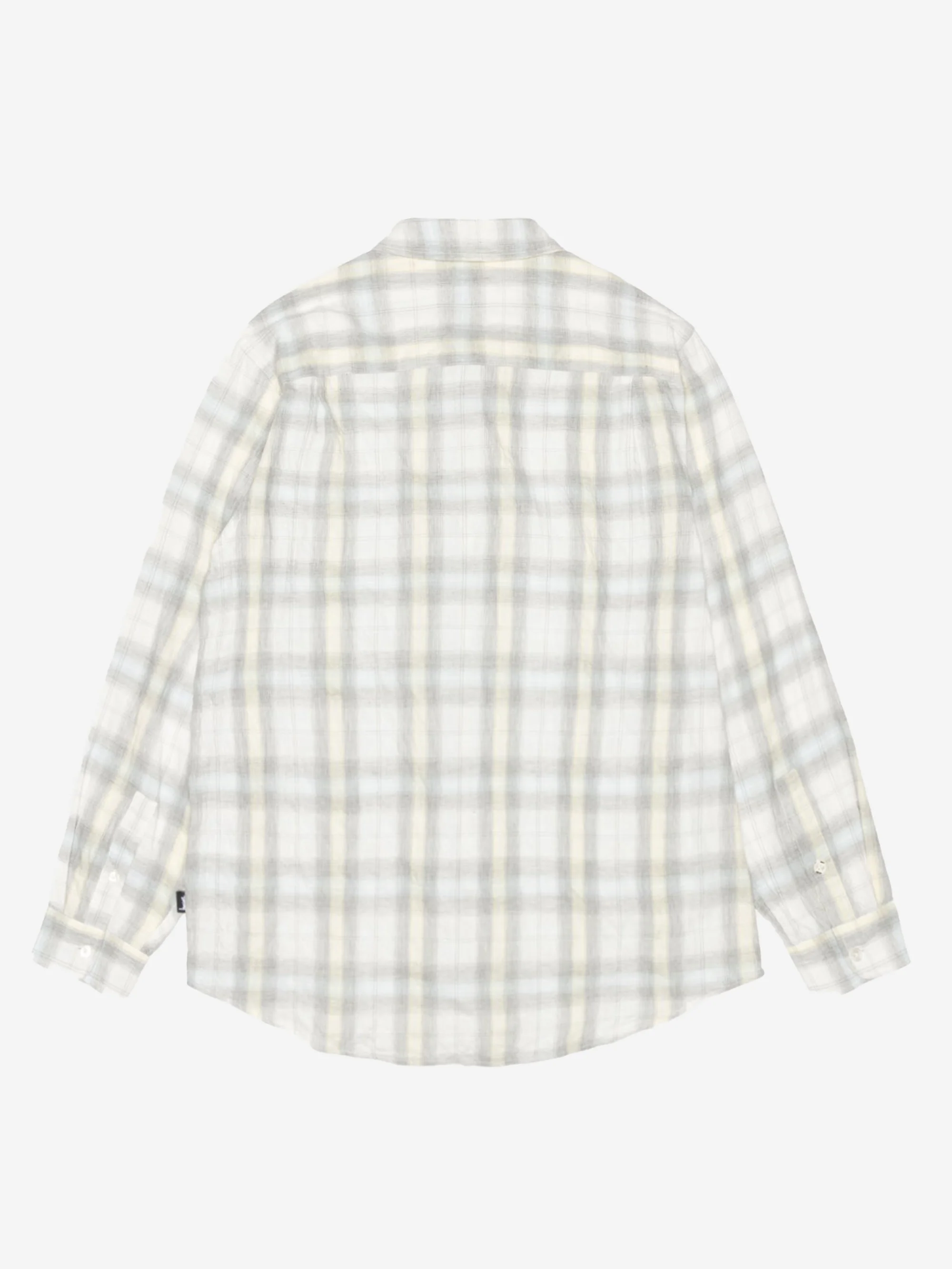 Stussy Beach Plaid Shirt - Off White - Image 3