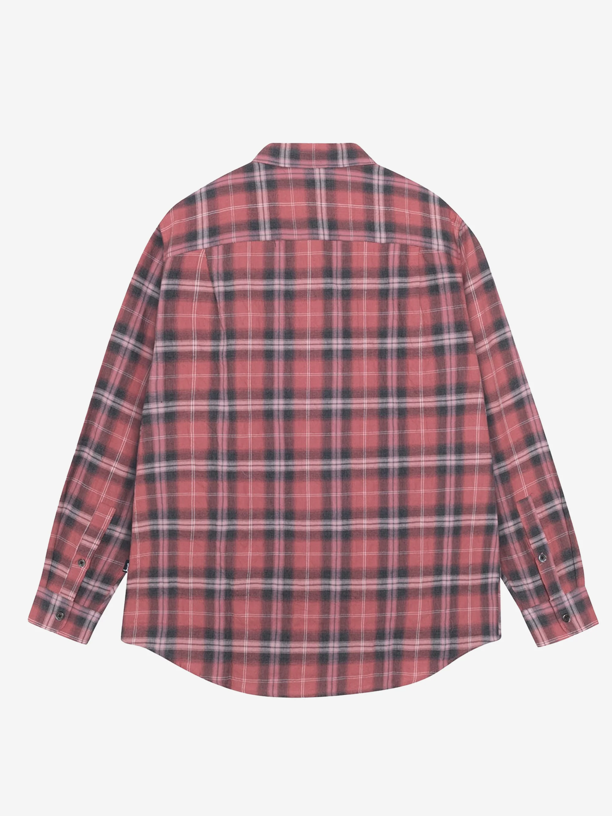 Stussy Beach Plaid Shirt W - Red - Image 7