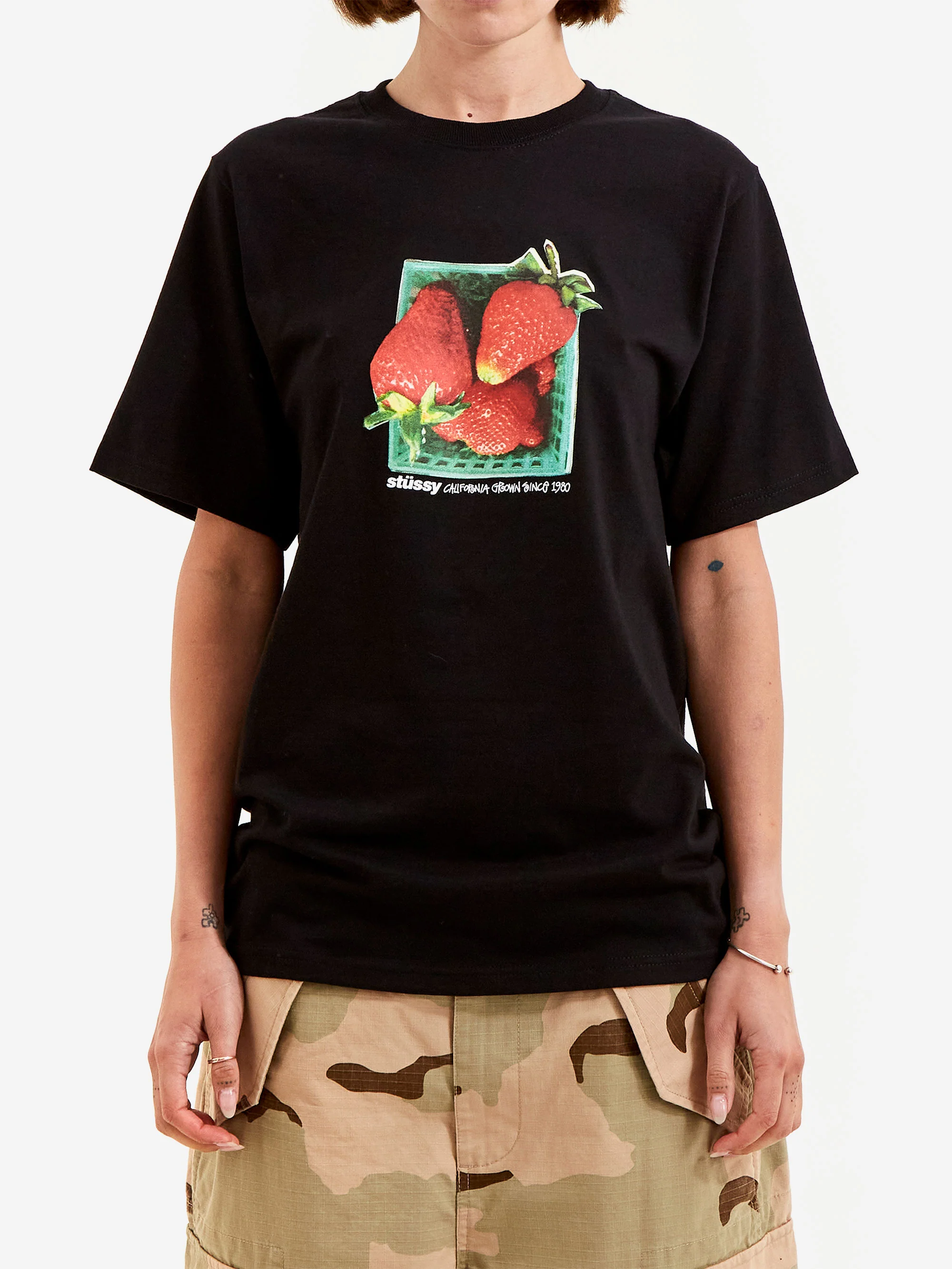 Stussy Berries Tee W - Black