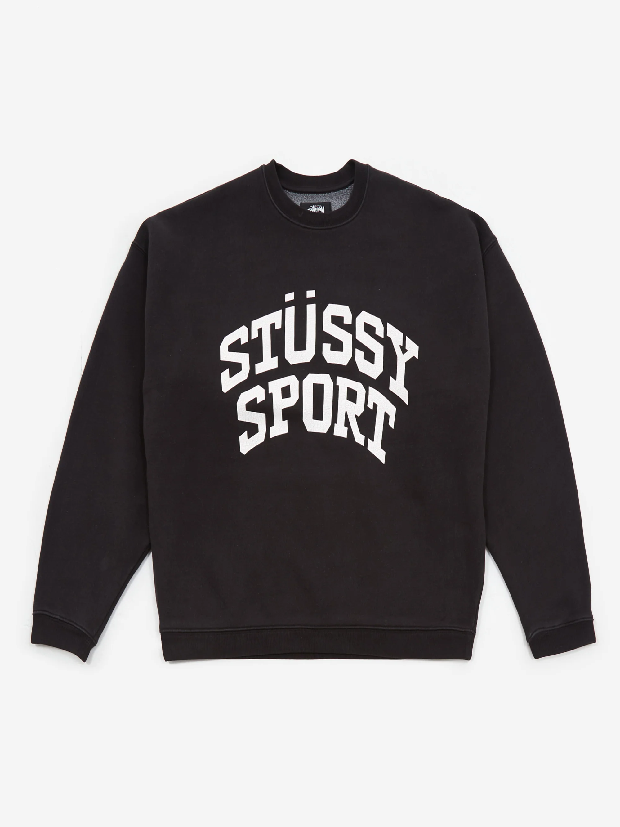 Stüssy Big Crackle Sport Crew W - Washed Black - Image 4