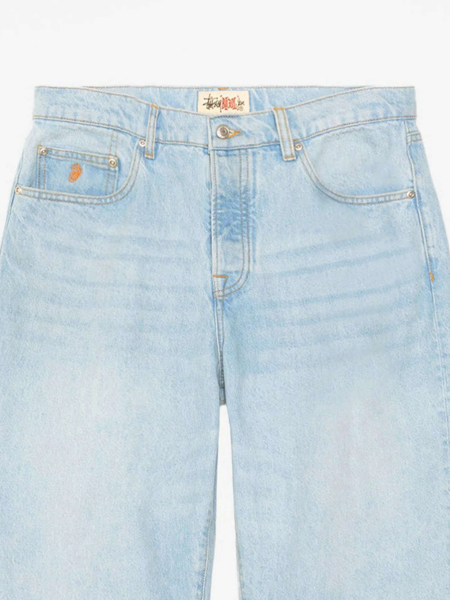 Stussy Big Ol Jean Denim - Light Wash - Image 2