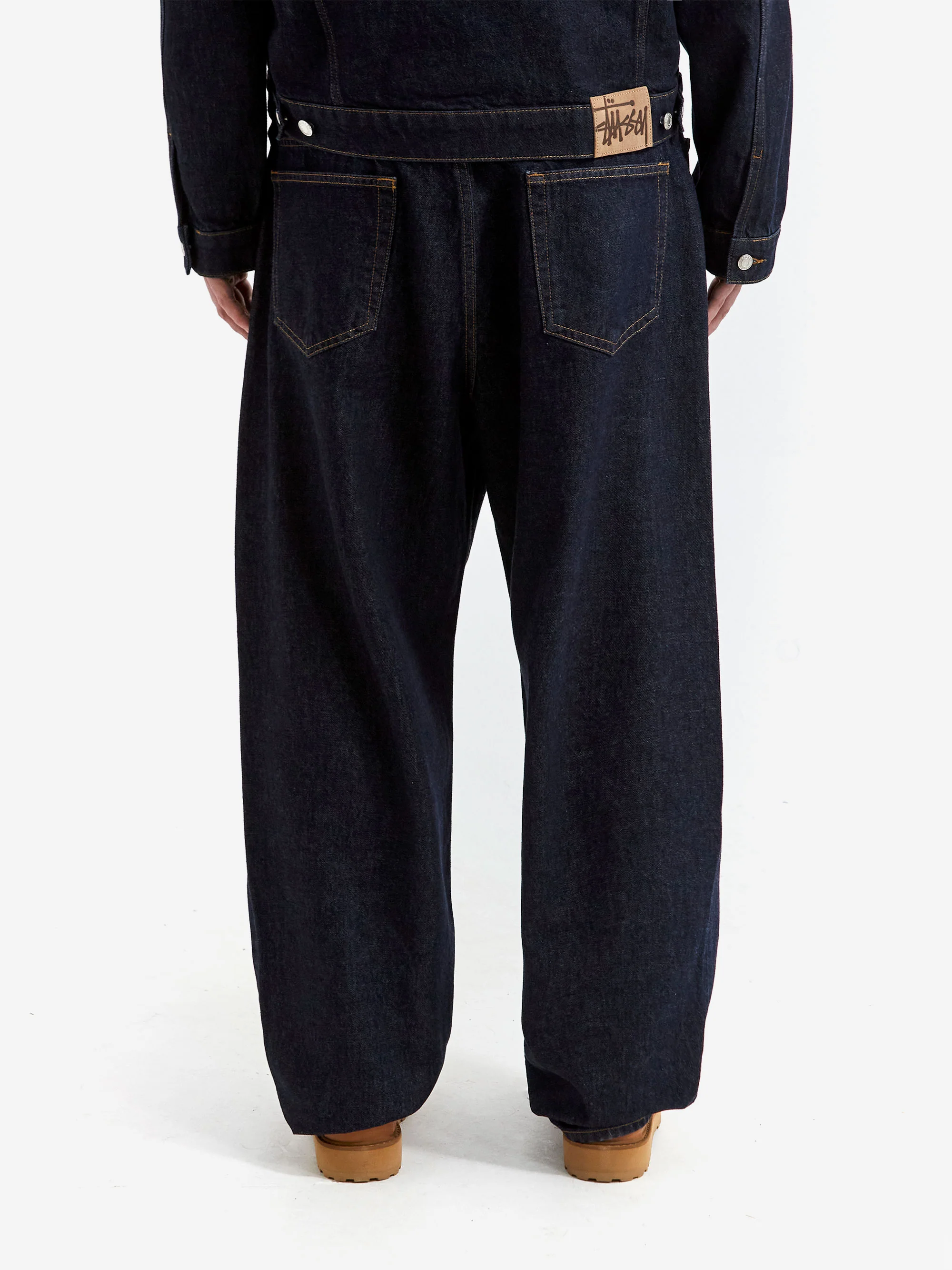 Stussy Big Ol Jean Denim - Rinsed Indigo - Image 5