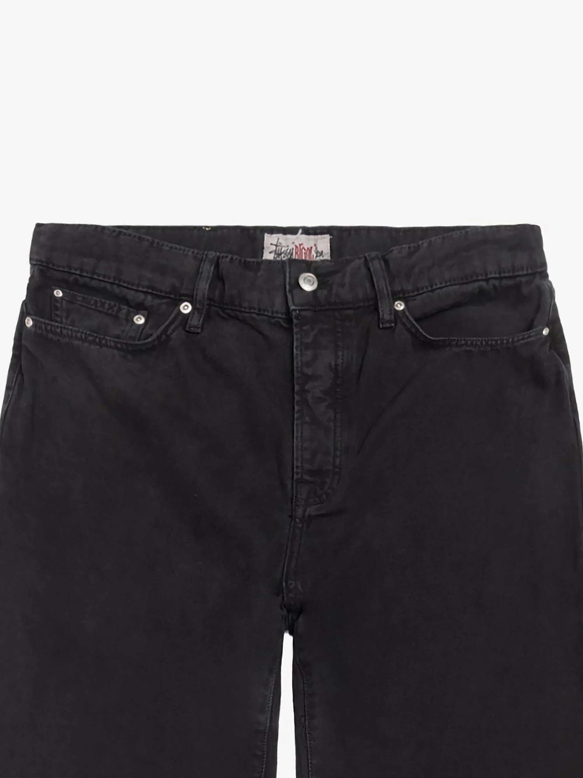 Stüssy Big Ol Jean Washed Canvas - Black - Image 2